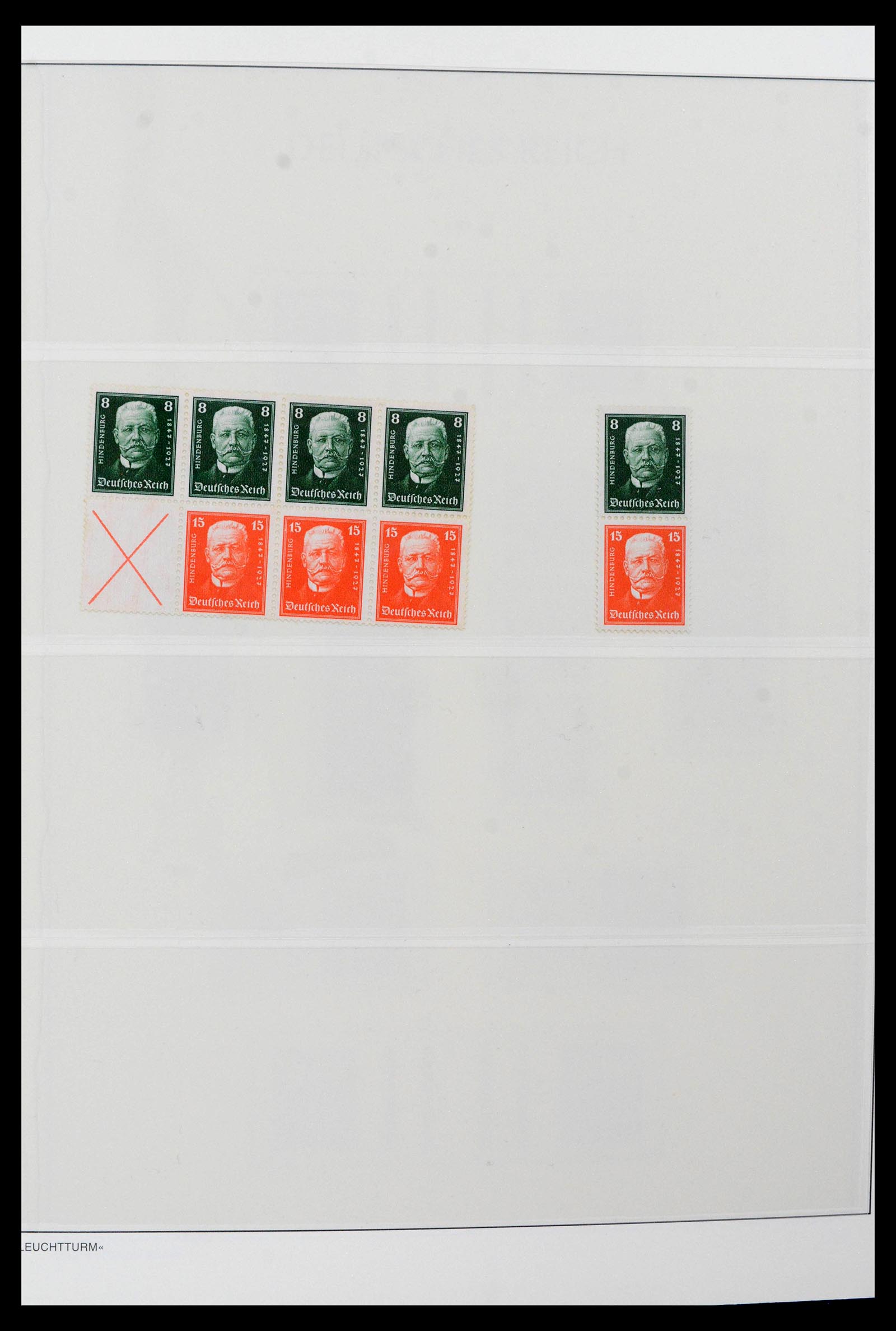 39045 0029 - Postzegelverzameling 39045 Duitse Rijk combinaties 1913-1941.