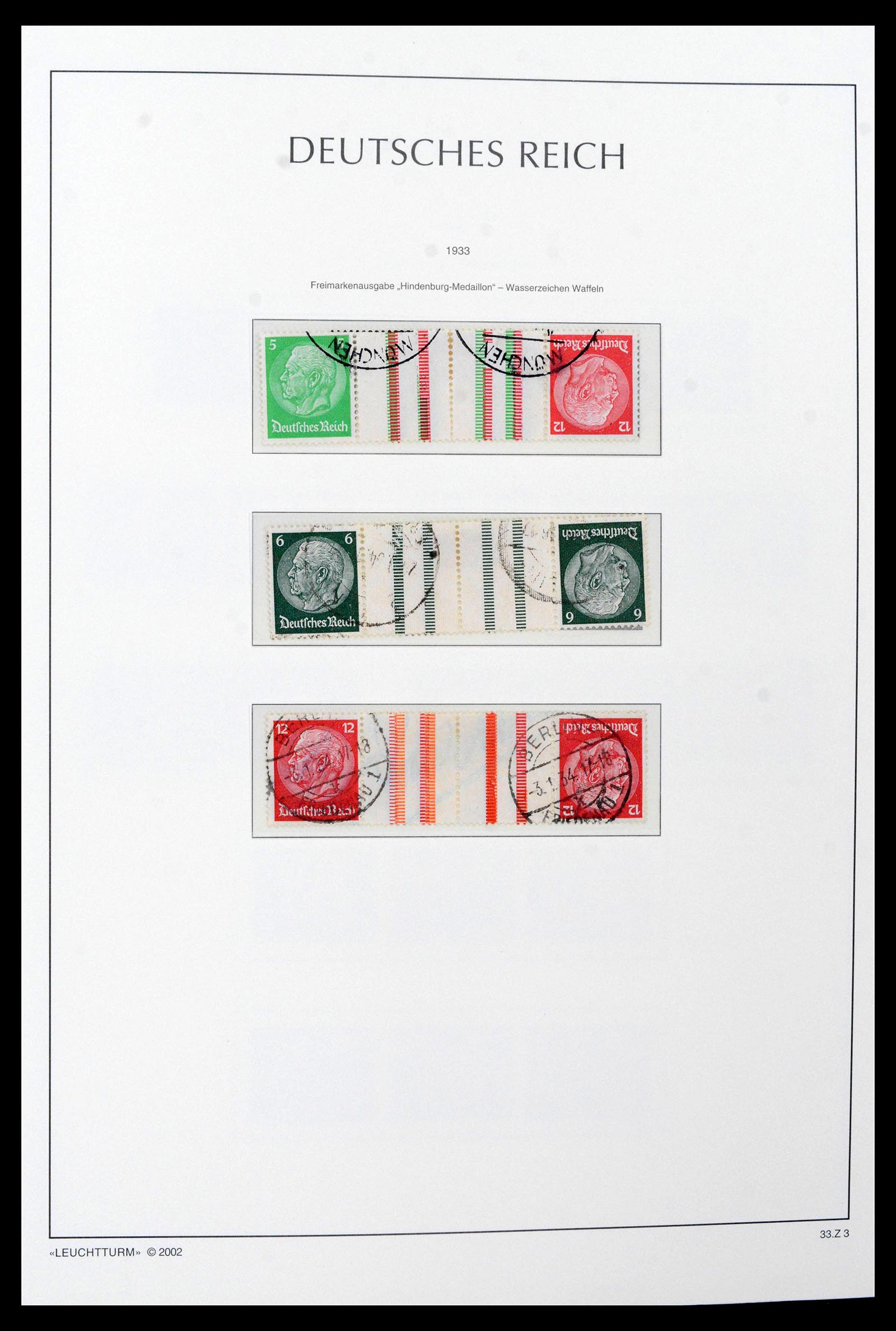 39045 0035 - Stamp collection 39045 German Reich combinations 1913-1941.