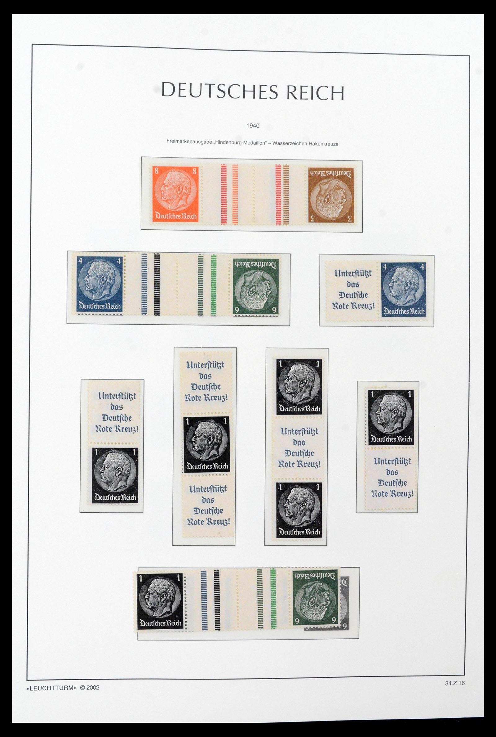 39045 0053 - Postzegelverzameling 39045 Duitse Rijk combinaties 1913-1941.