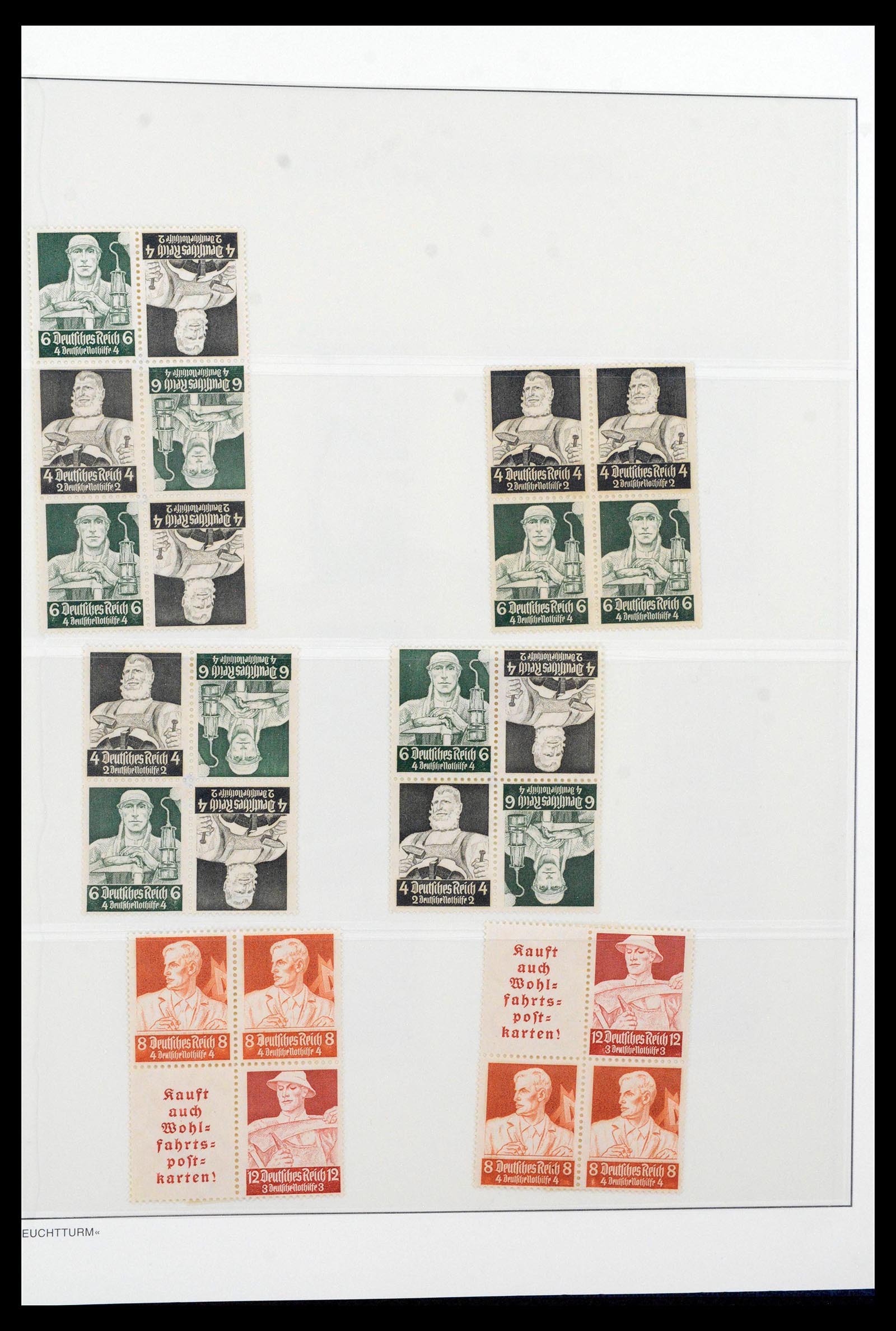 39045 0062 - Postzegelverzameling 39045 Duitse Rijk combinaties 1913-1941.