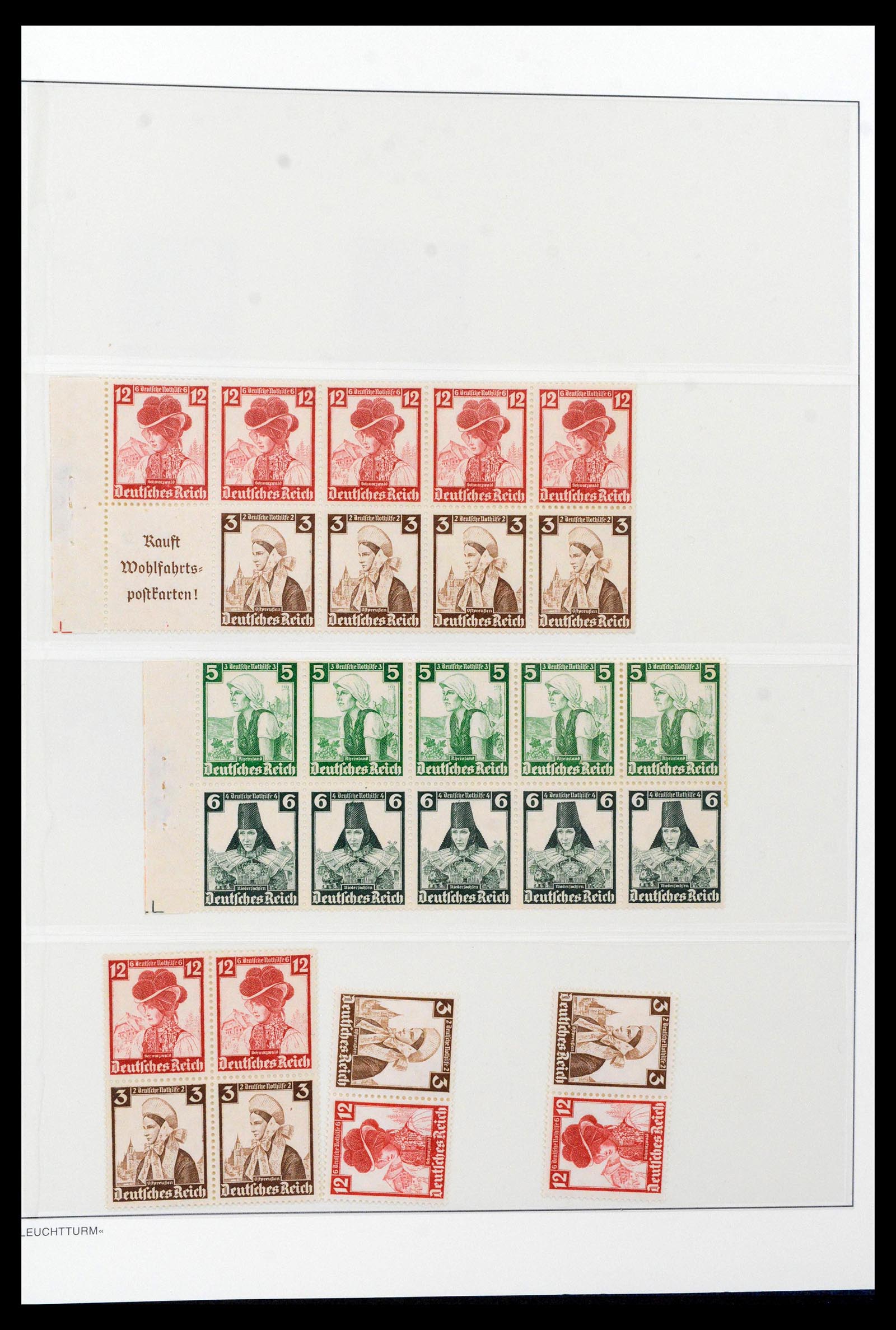 39045 0065 - Stamp collection 39045 German Reich combinations 1913-1941.