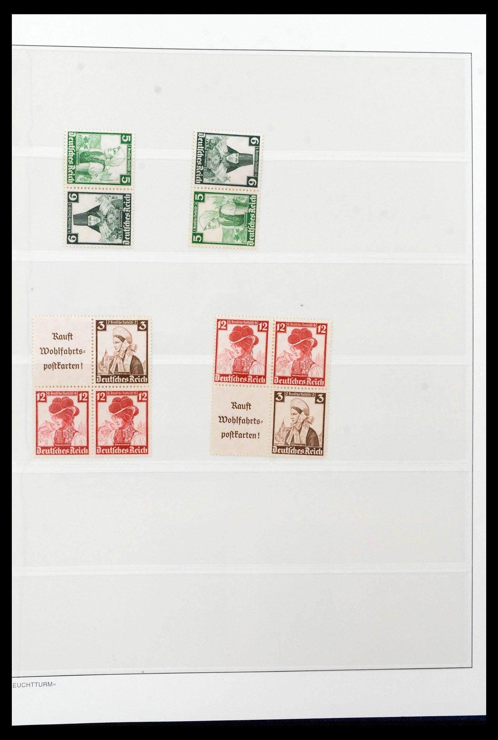 39045 0066 - Postzegelverzameling 39045 Duitse Rijk combinaties 1913-1941.