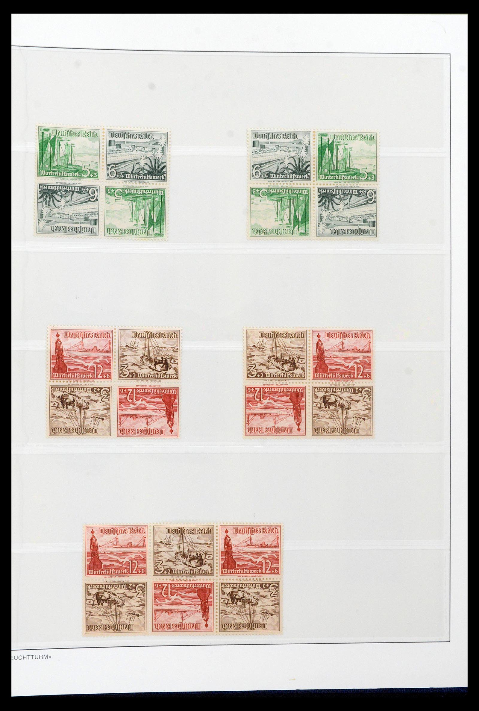 39045 0073 - Postzegelverzameling 39045 Duitse Rijk combinaties 1913-1941.