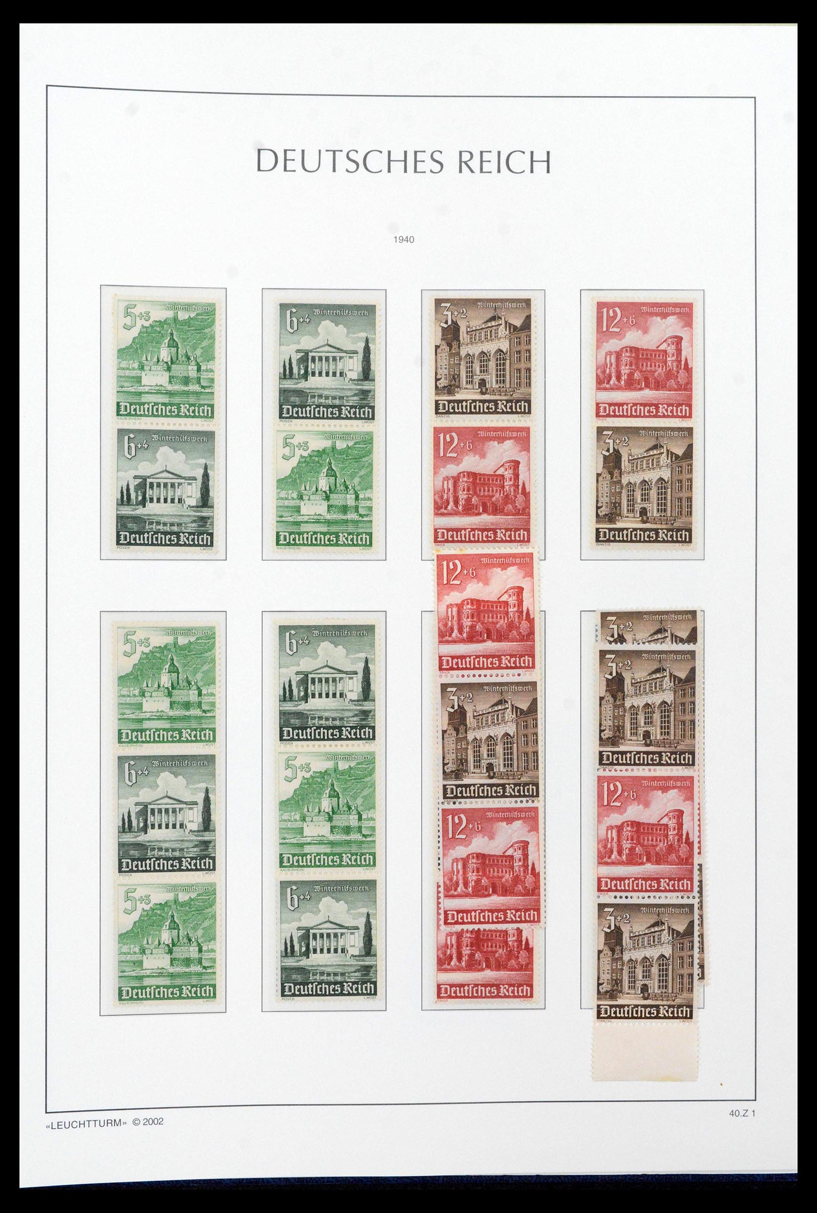 39045 0078 - Stamp collection 39045 German Reich combinations 1913-1941.