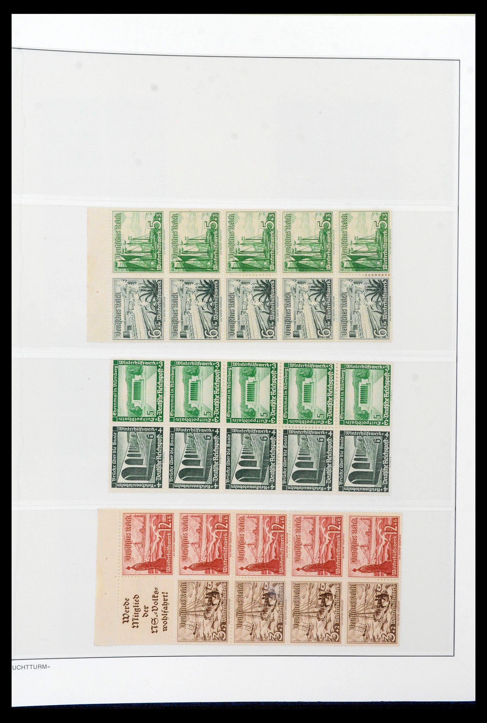39045 0080 - Postzegelverzameling 39045 Duitse Rijk combinaties 1913-1941.