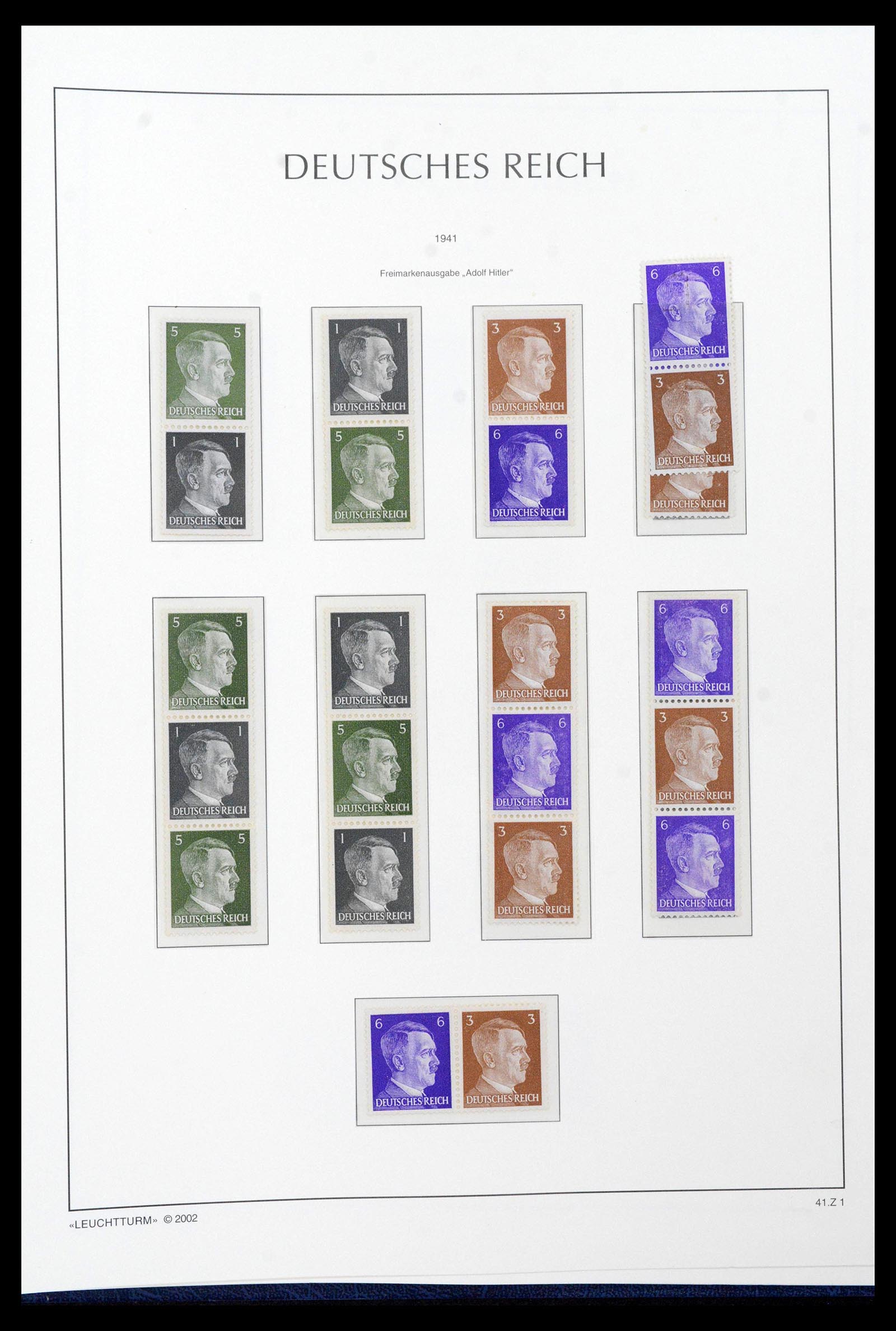 39045 0082 - Stamp collection 39045 German Reich combinations 1913-1941.