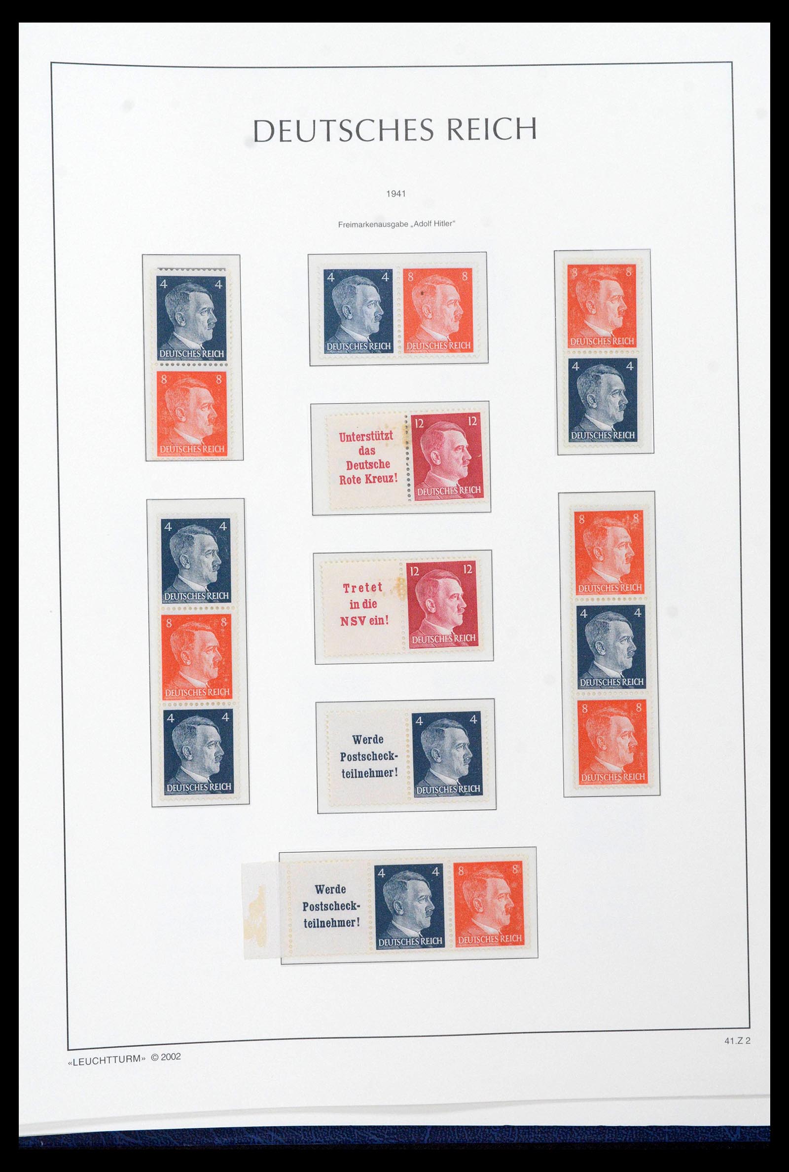 39045 0083 - Postzegelverzameling 39045 Duitse Rijk combinaties 1913-1941.