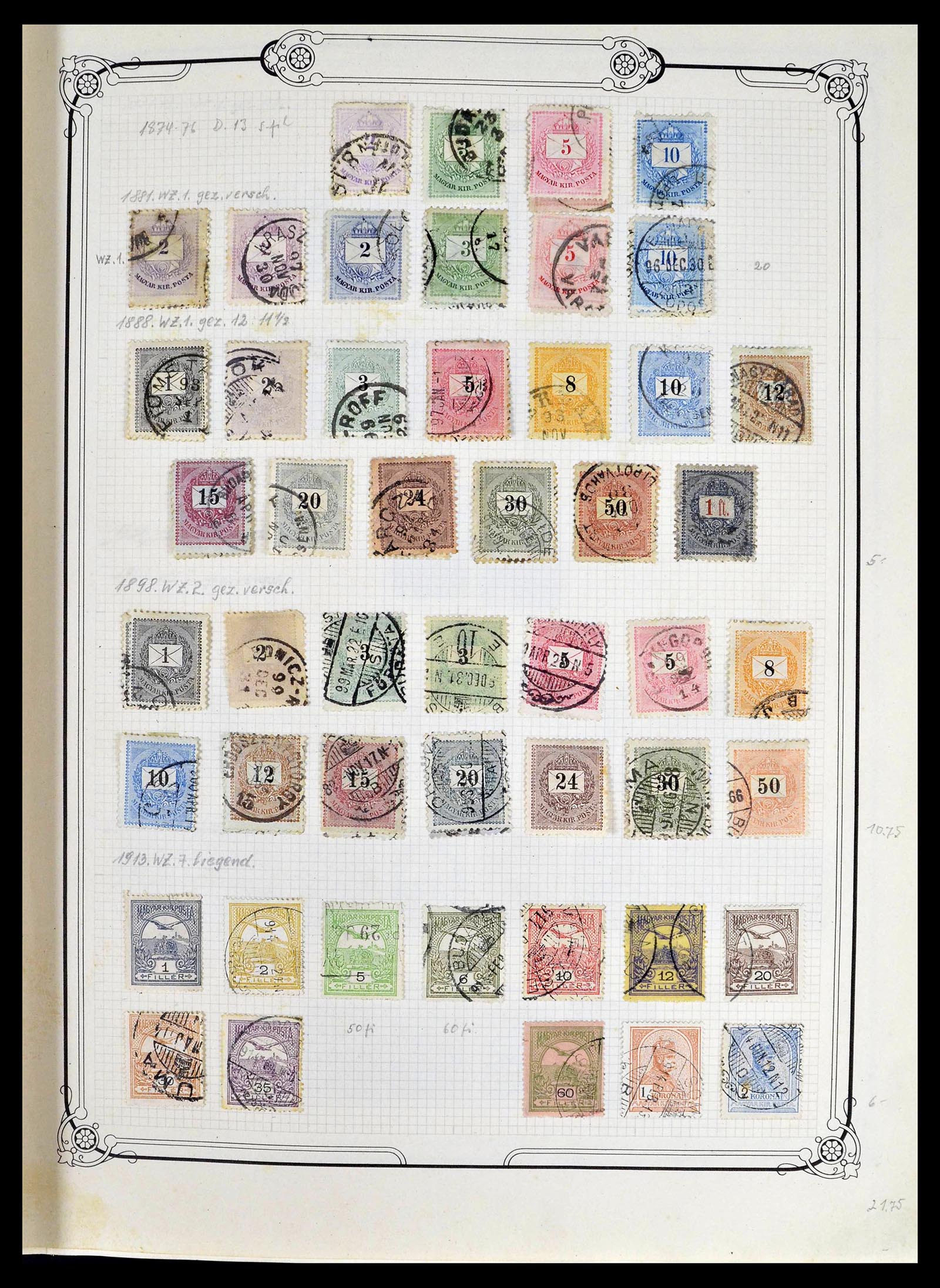 39050 0002 - Postzegelverzameling 39050 Hongarije 1871-1963.