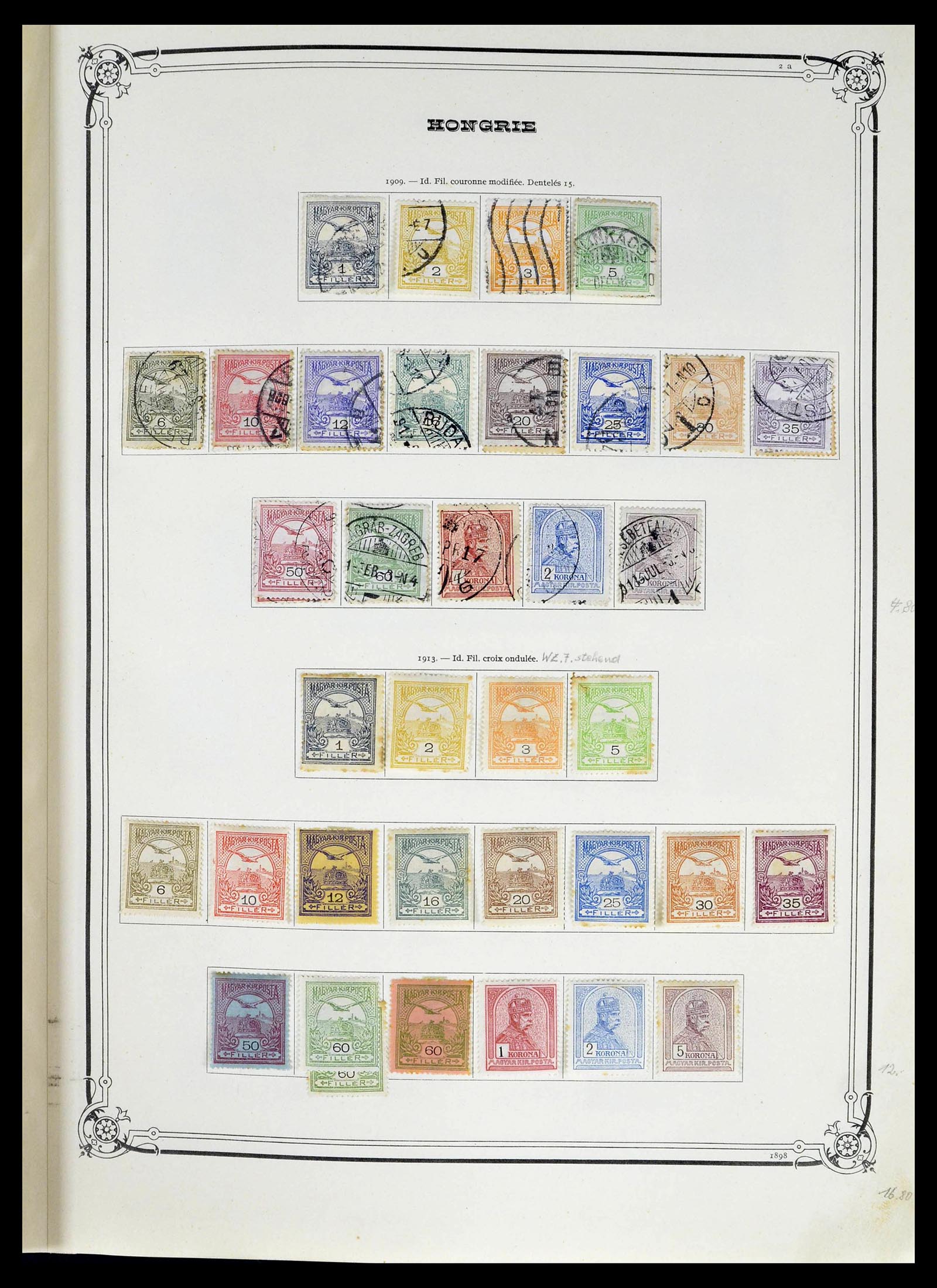 39050 0005 - Postzegelverzameling 39050 Hongarije 1871-1963.