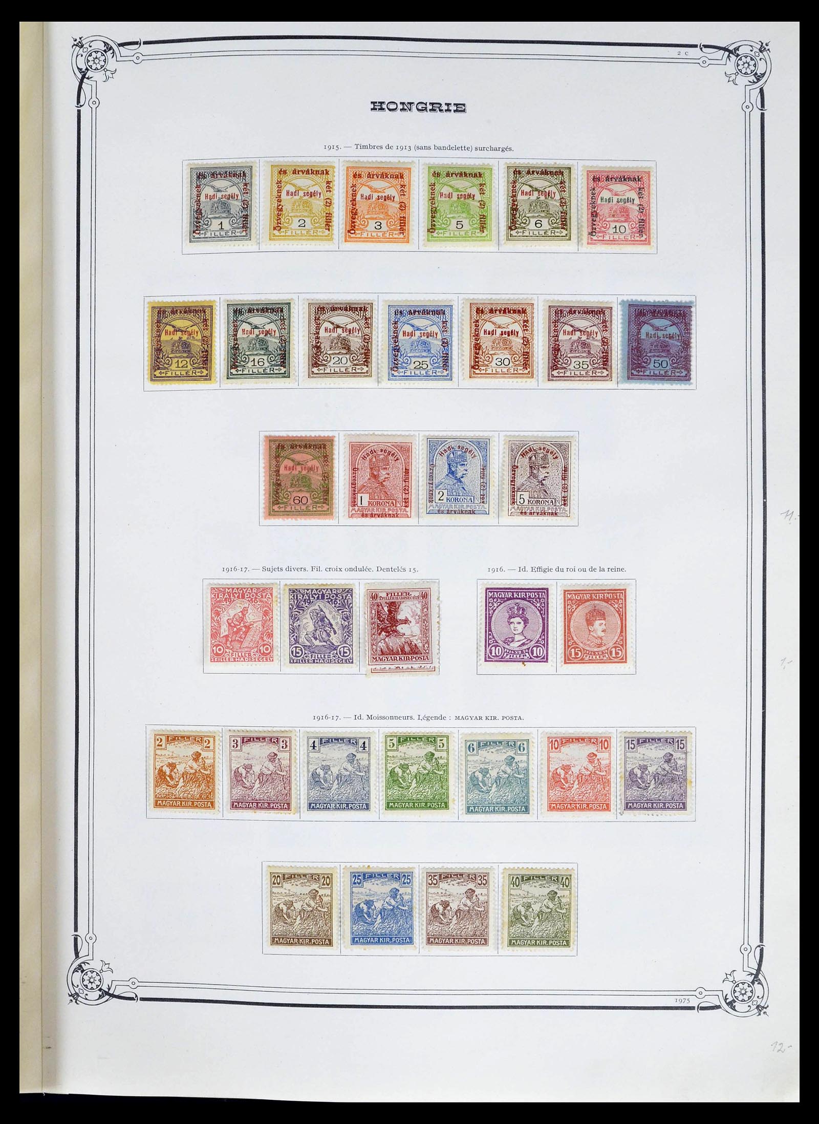 39050 0007 - Postzegelverzameling 39050 Hongarije 1871-1963.