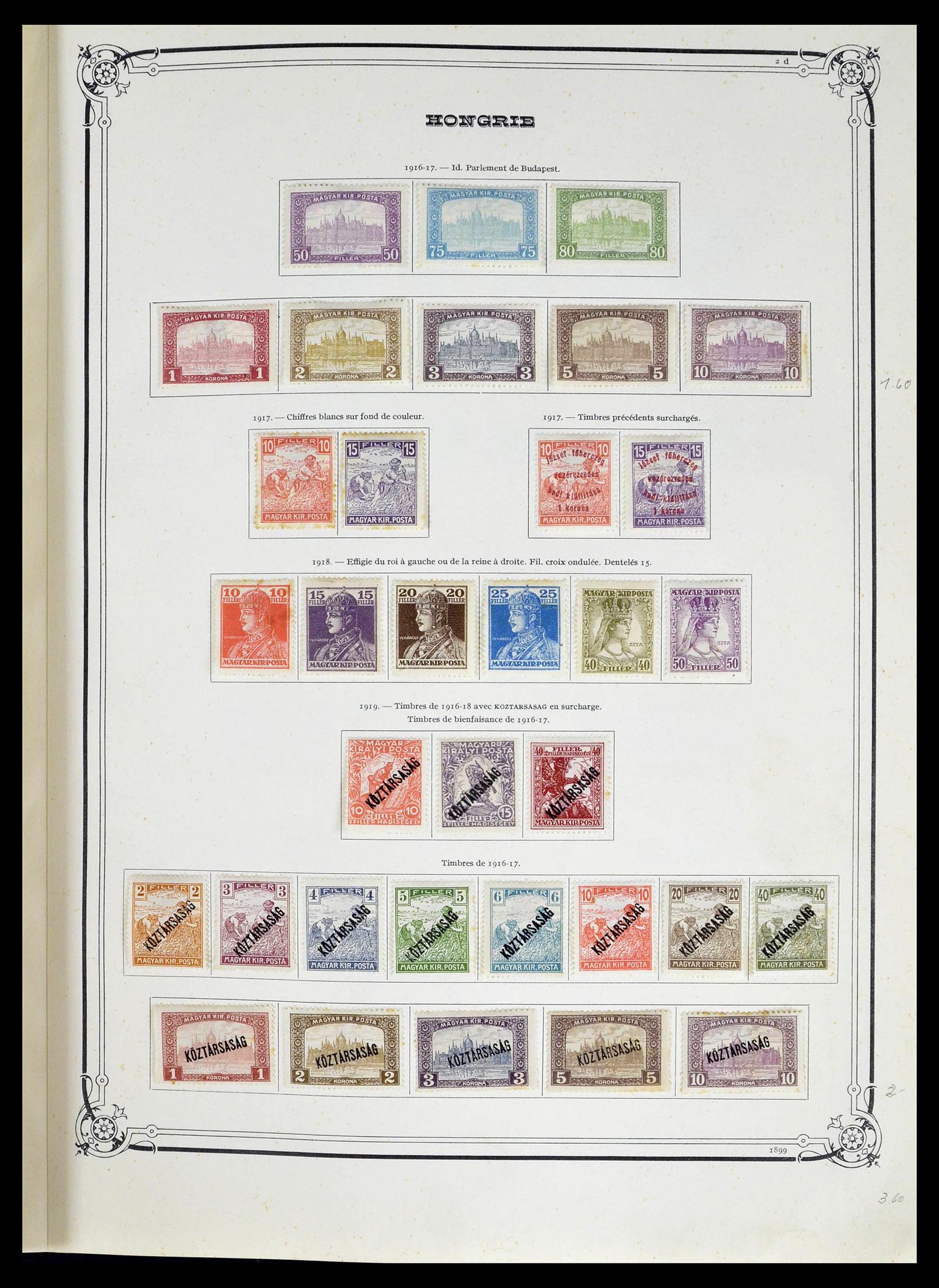 39050 0008 - Postzegelverzameling 39050 Hongarije 1871-1963.