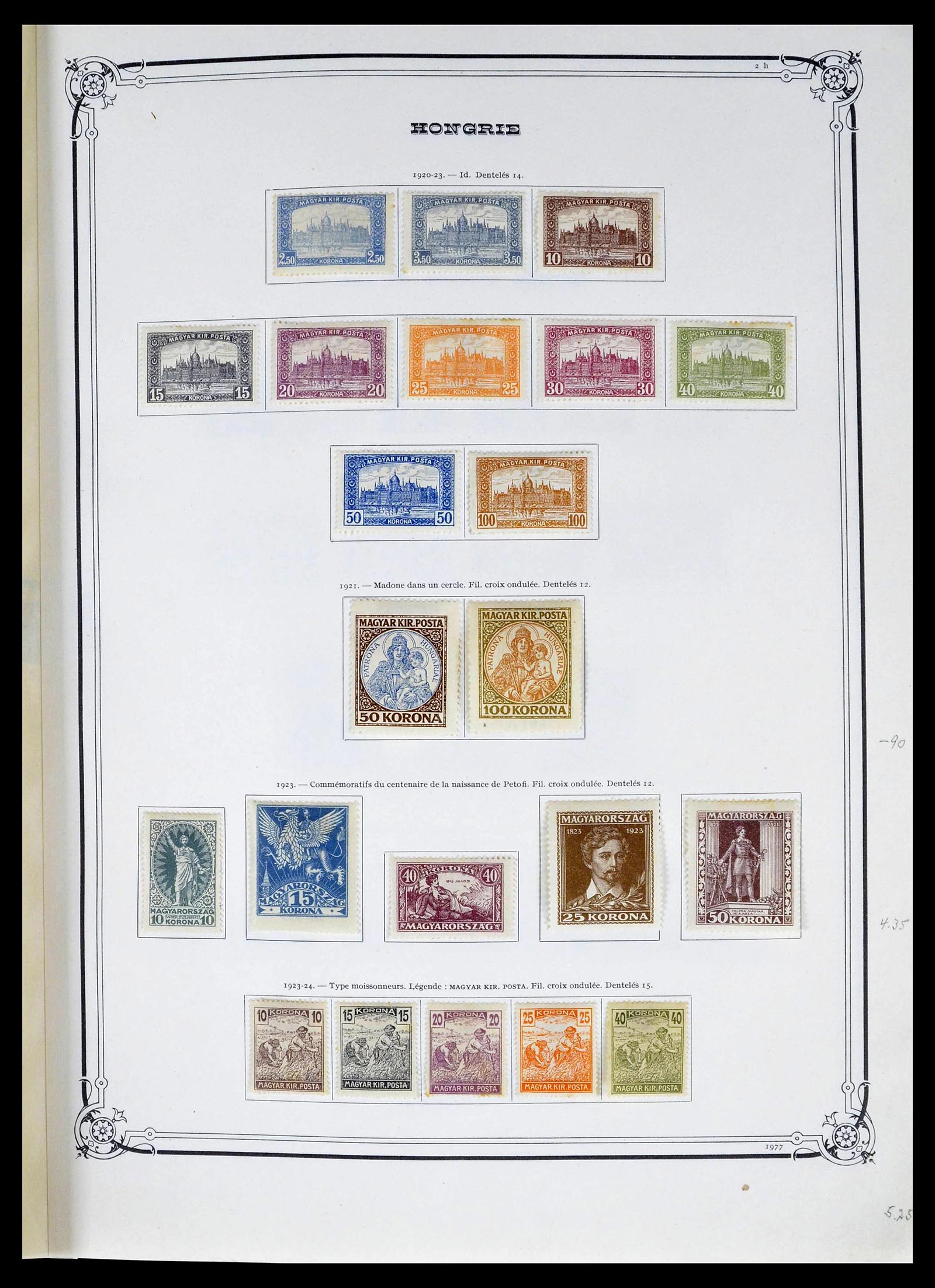 39050 0012 - Postzegelverzameling 39050 Hongarije 1871-1963.