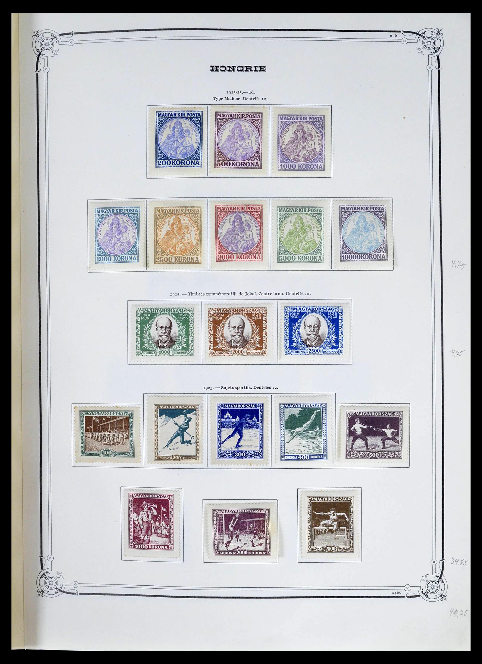 39050 0014 - Postzegelverzameling 39050 Hongarije 1871-1963.