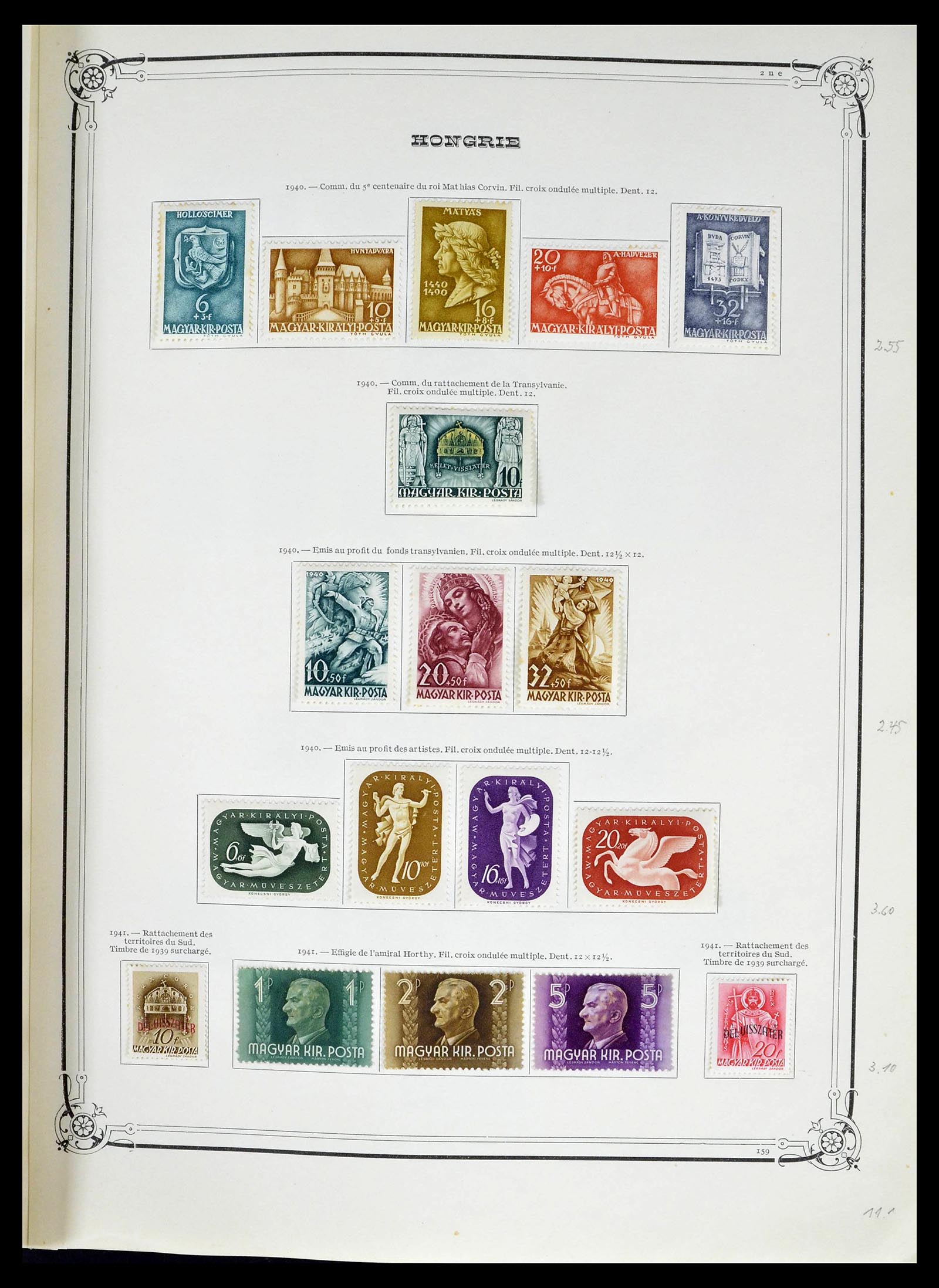 39050 0022 - Postzegelverzameling 39050 Hongarije 1871-1963.