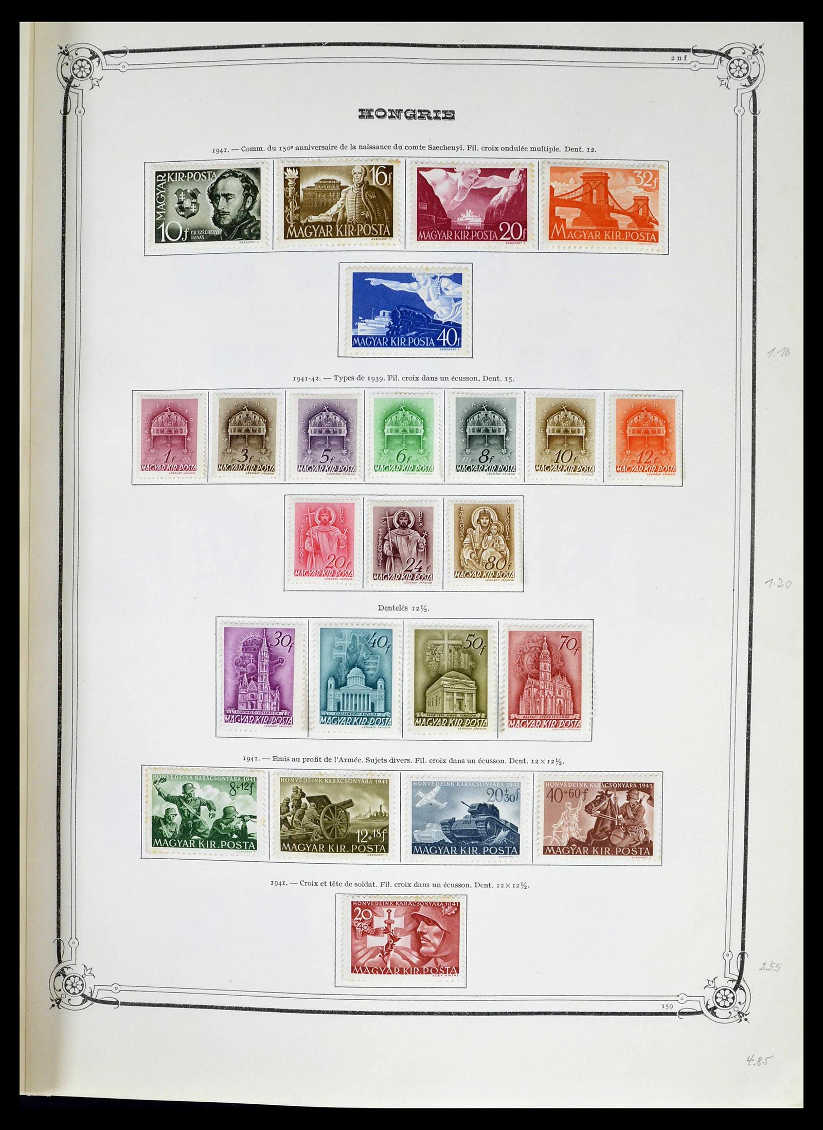 39050 0023 - Postzegelverzameling 39050 Hongarije 1871-1963.