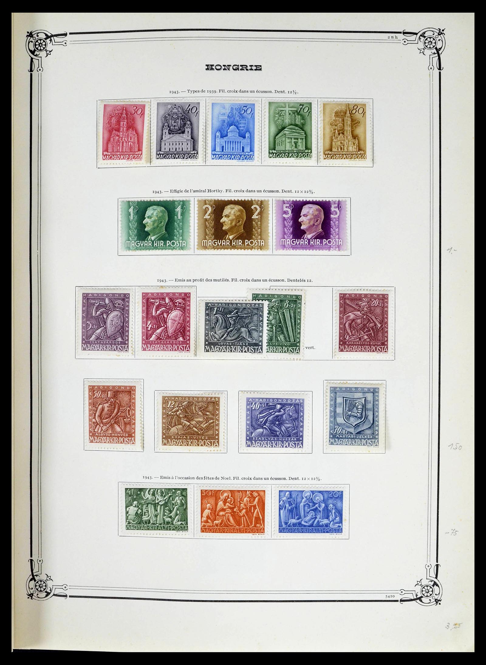 39050 0025 - Postzegelverzameling 39050 Hongarije 1871-1963.