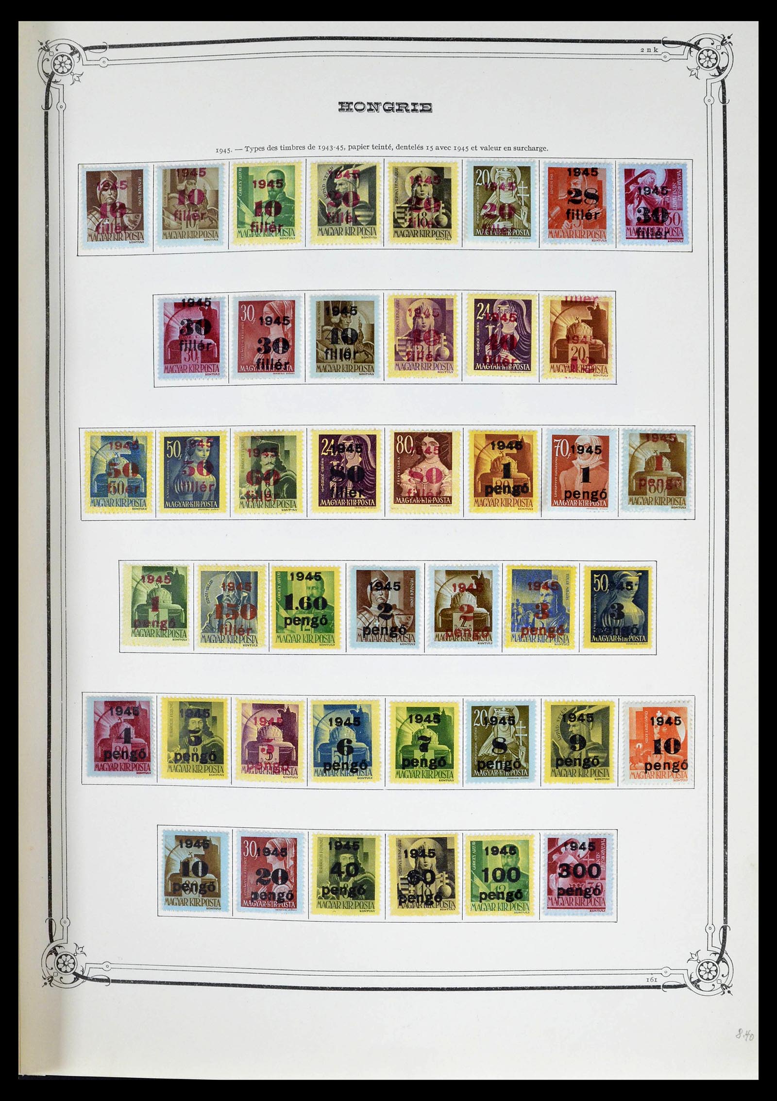 39050 0027 - Postzegelverzameling 39050 Hongarije 1871-1963.