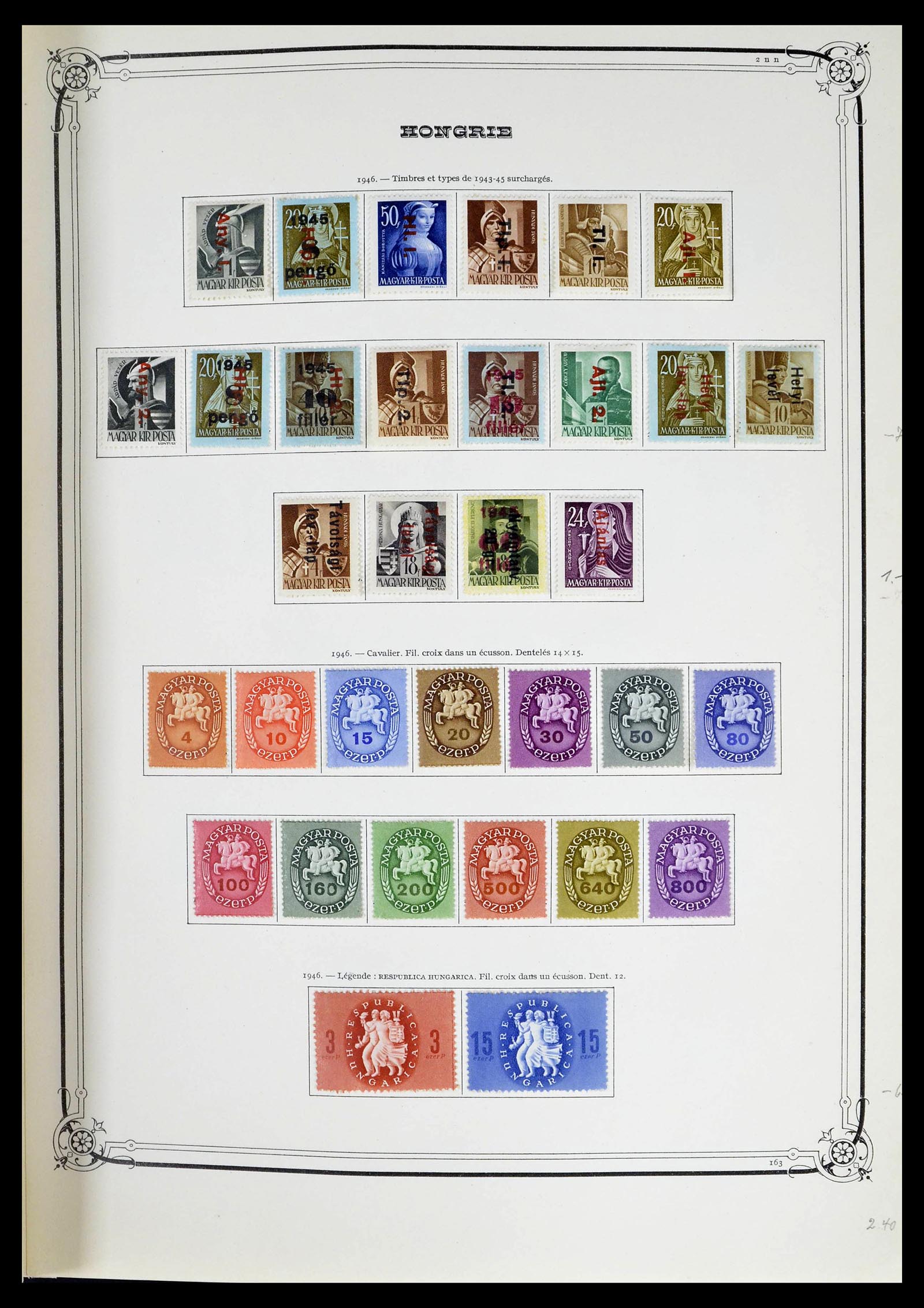 39050 0030 - Postzegelverzameling 39050 Hongarije 1871-1963.