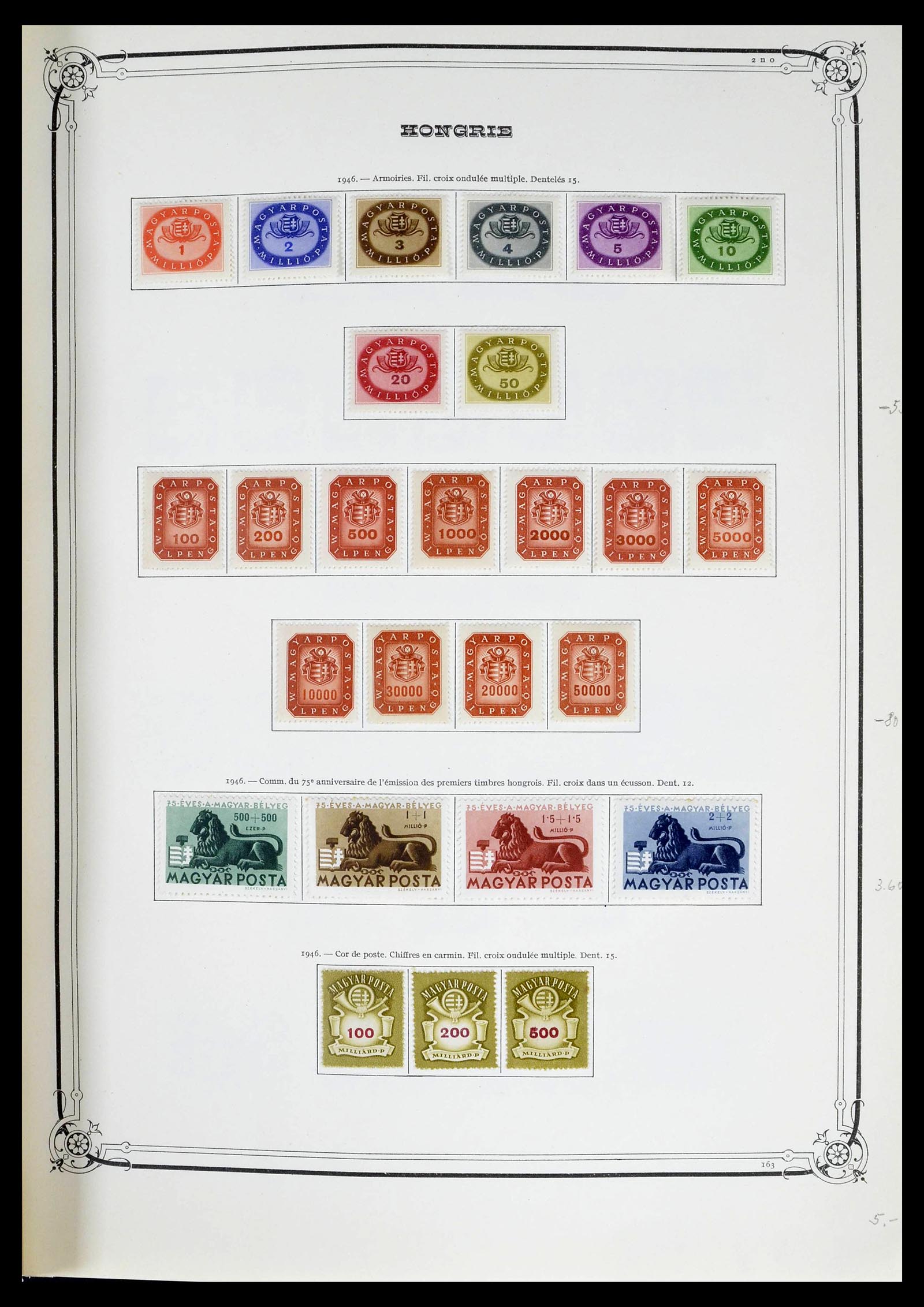 39050 0031 - Postzegelverzameling 39050 Hongarije 1871-1963.