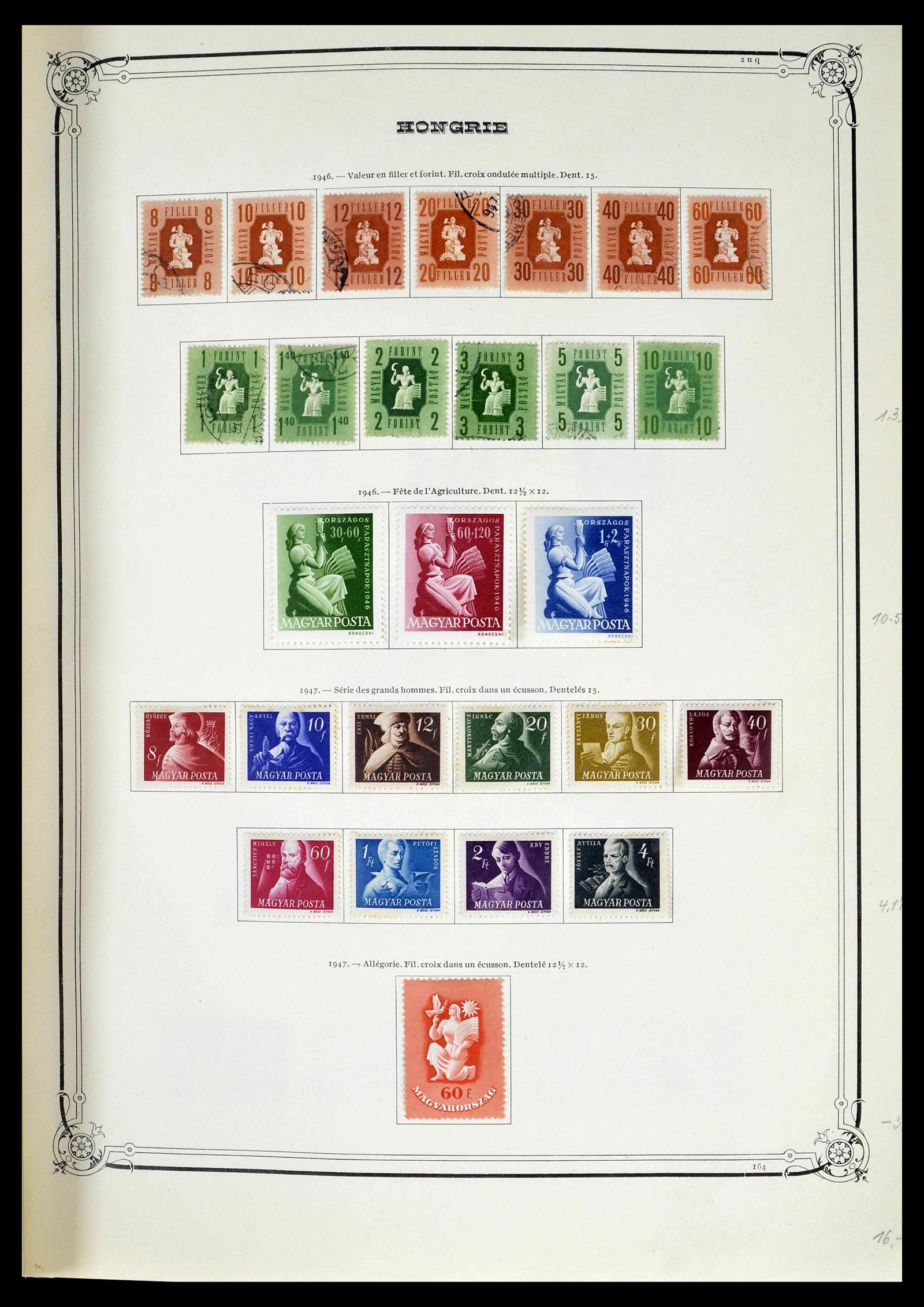 39050 0033 - Postzegelverzameling 39050 Hongarije 1871-1963.