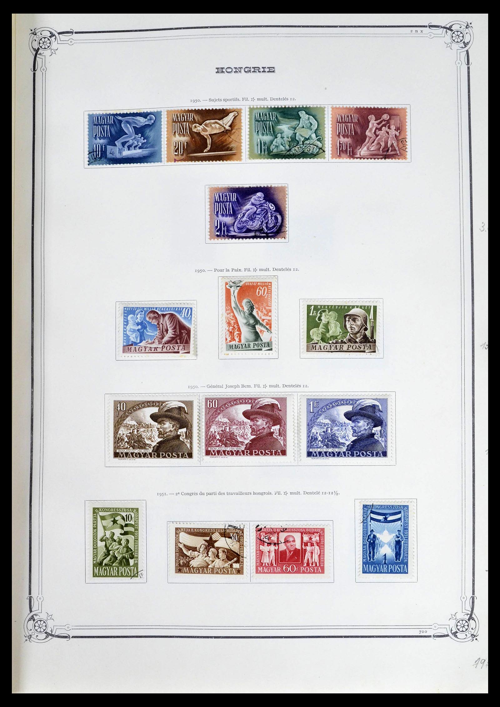 39050 0041 - Postzegelverzameling 39050 Hongarije 1871-1963.