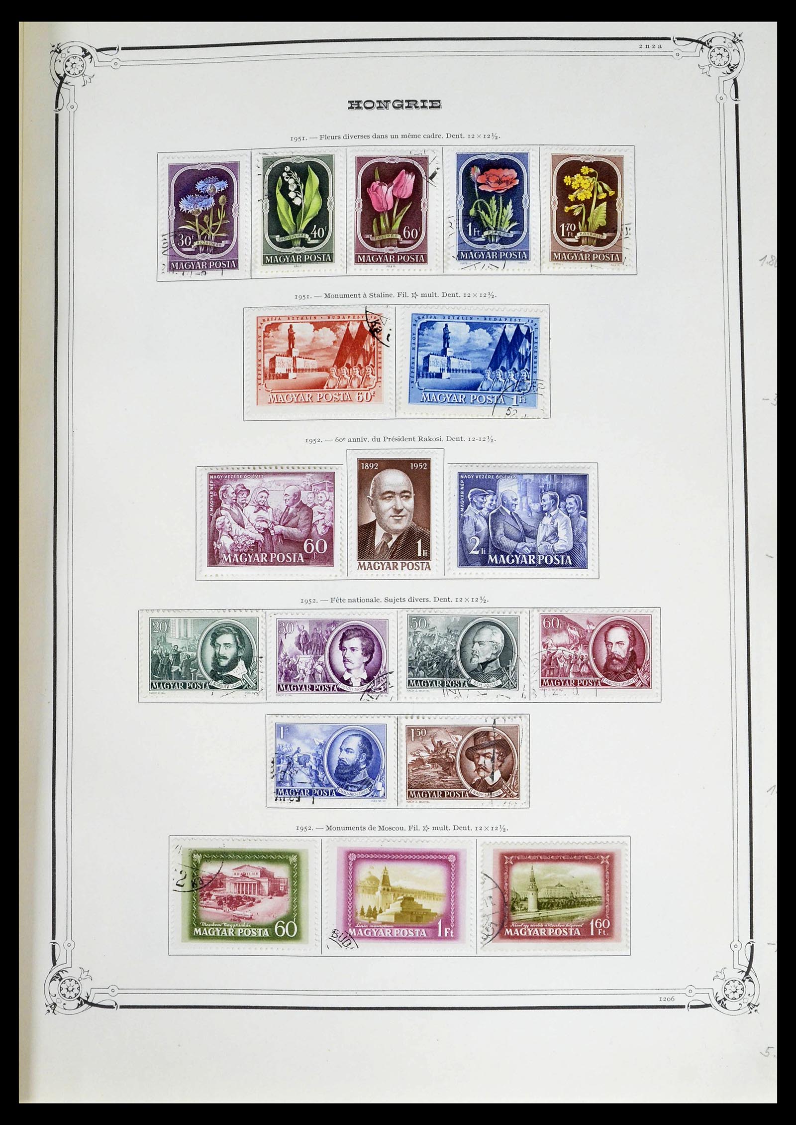 39050 0044 - Postzegelverzameling 39050 Hongarije 1871-1963.