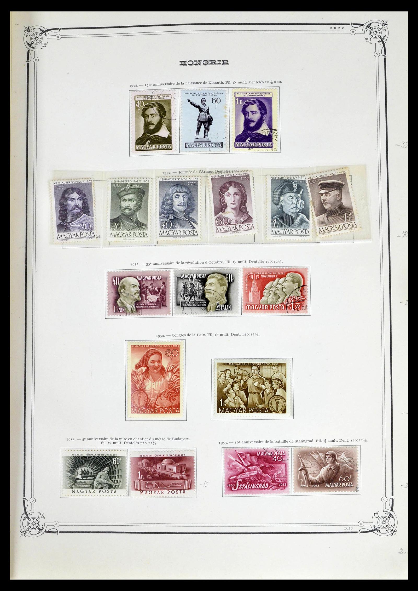 39050 0046 - Postzegelverzameling 39050 Hongarije 1871-1963.