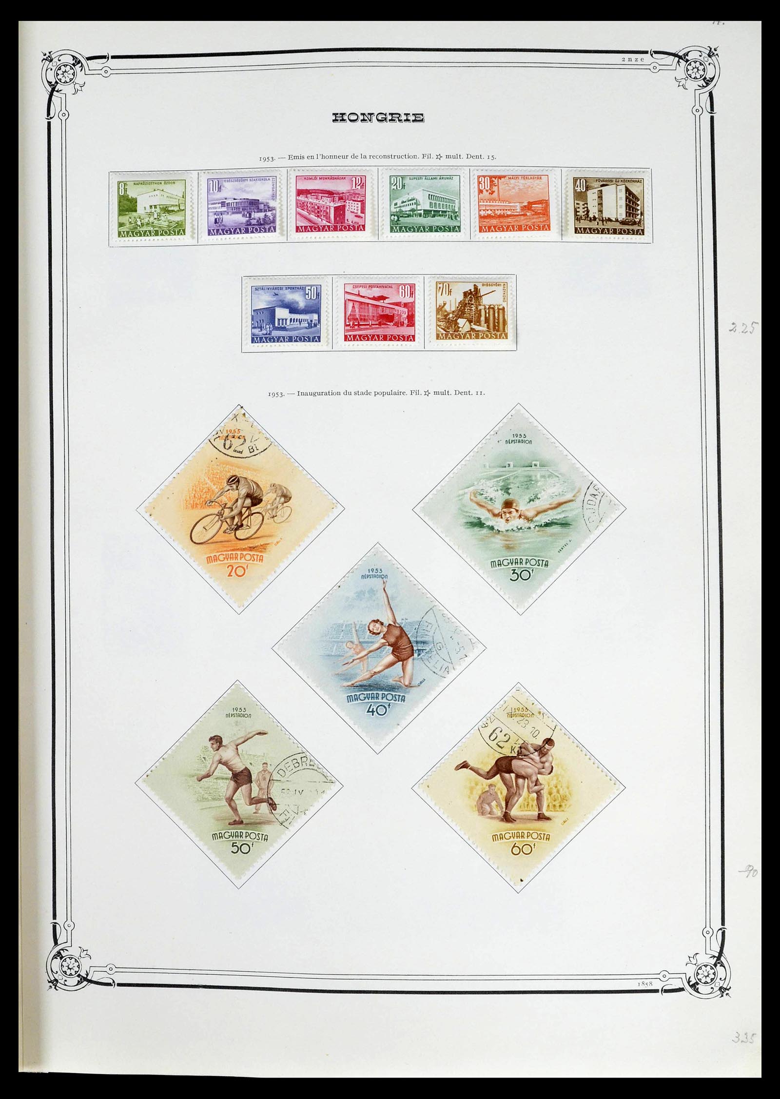 39050 0049 - Postzegelverzameling 39050 Hongarije 1871-1963.