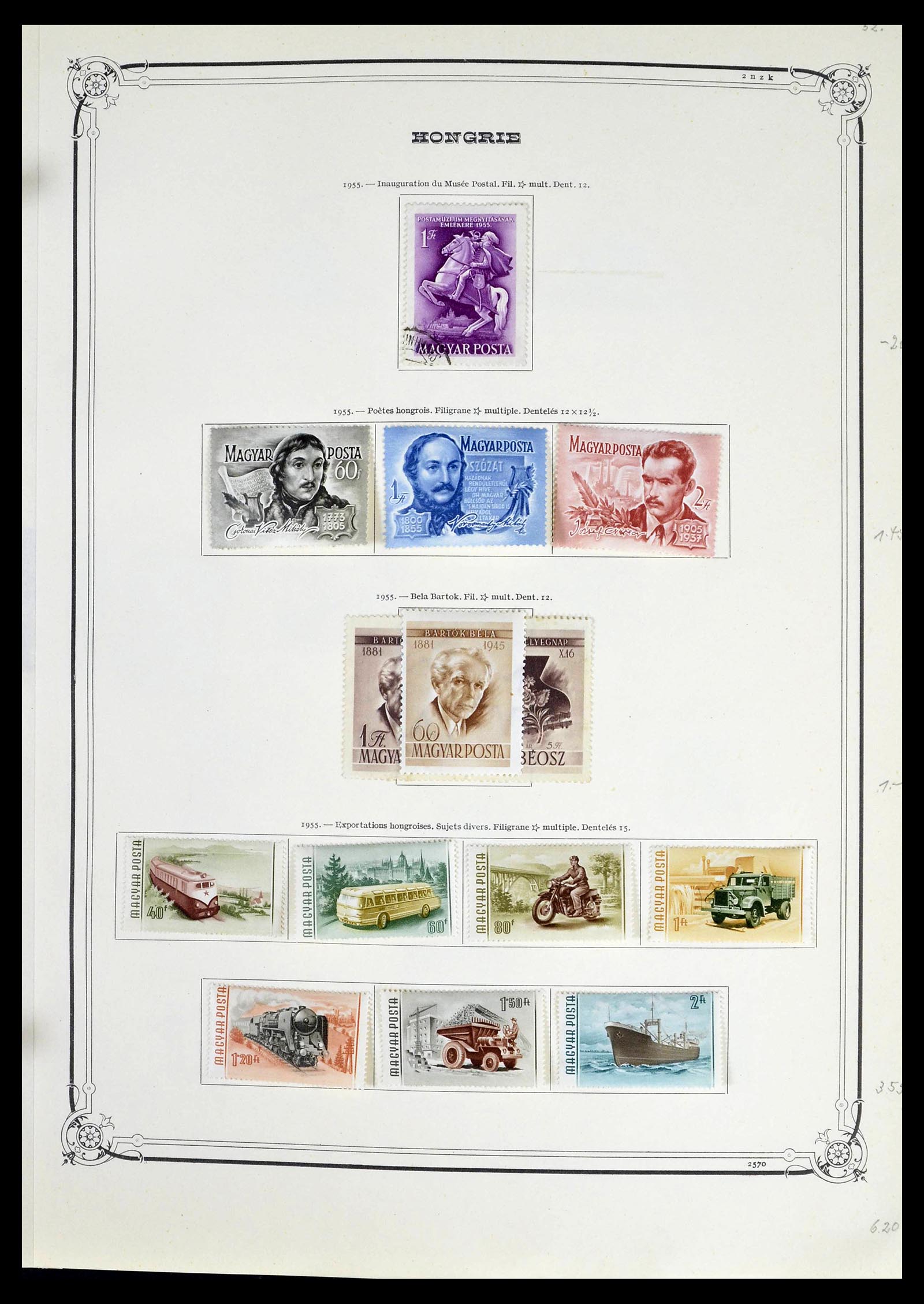 39050 0057 - Postzegelverzameling 39050 Hongarije 1871-1963.
