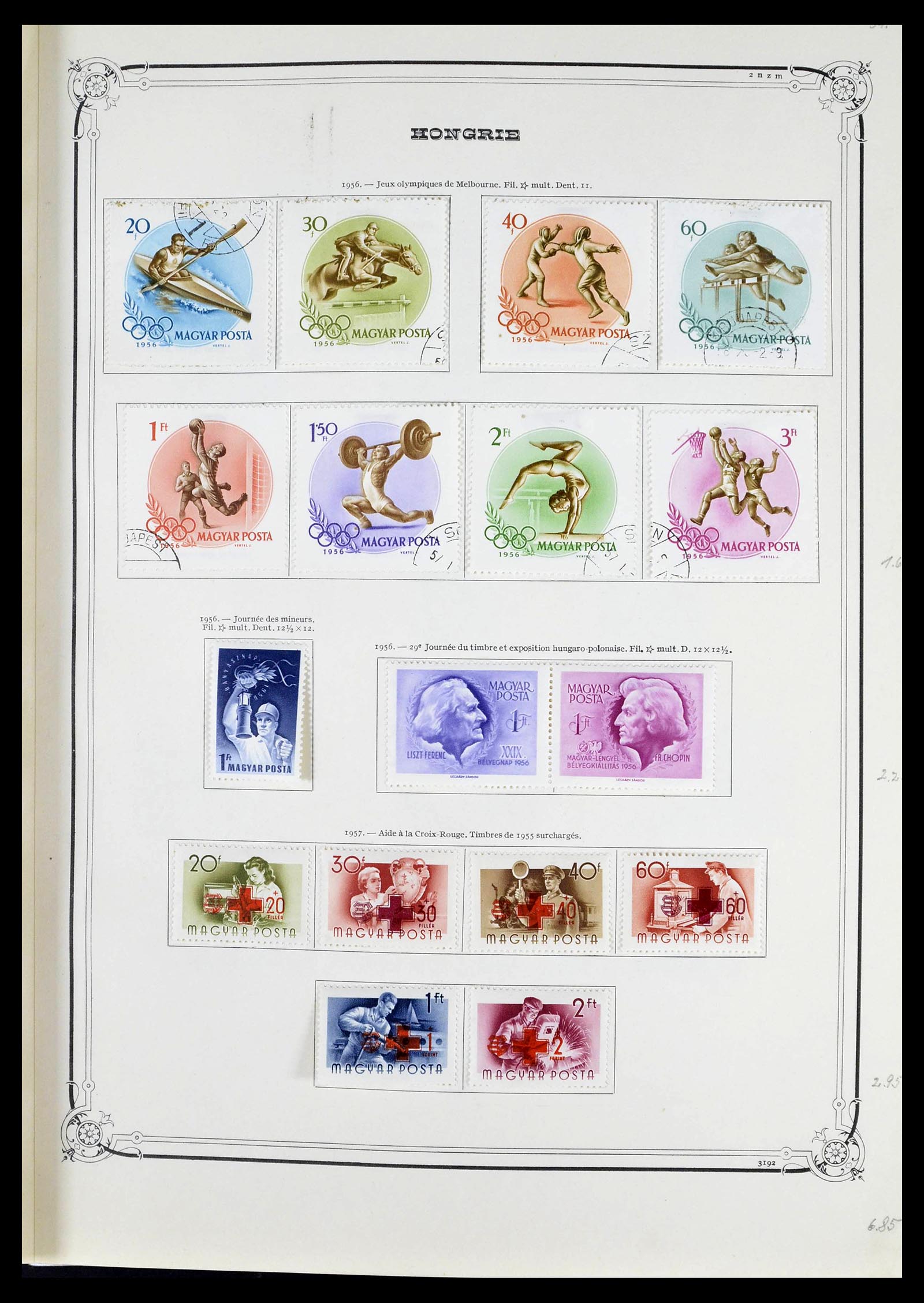 39050 0059 - Postzegelverzameling 39050 Hongarije 1871-1963.