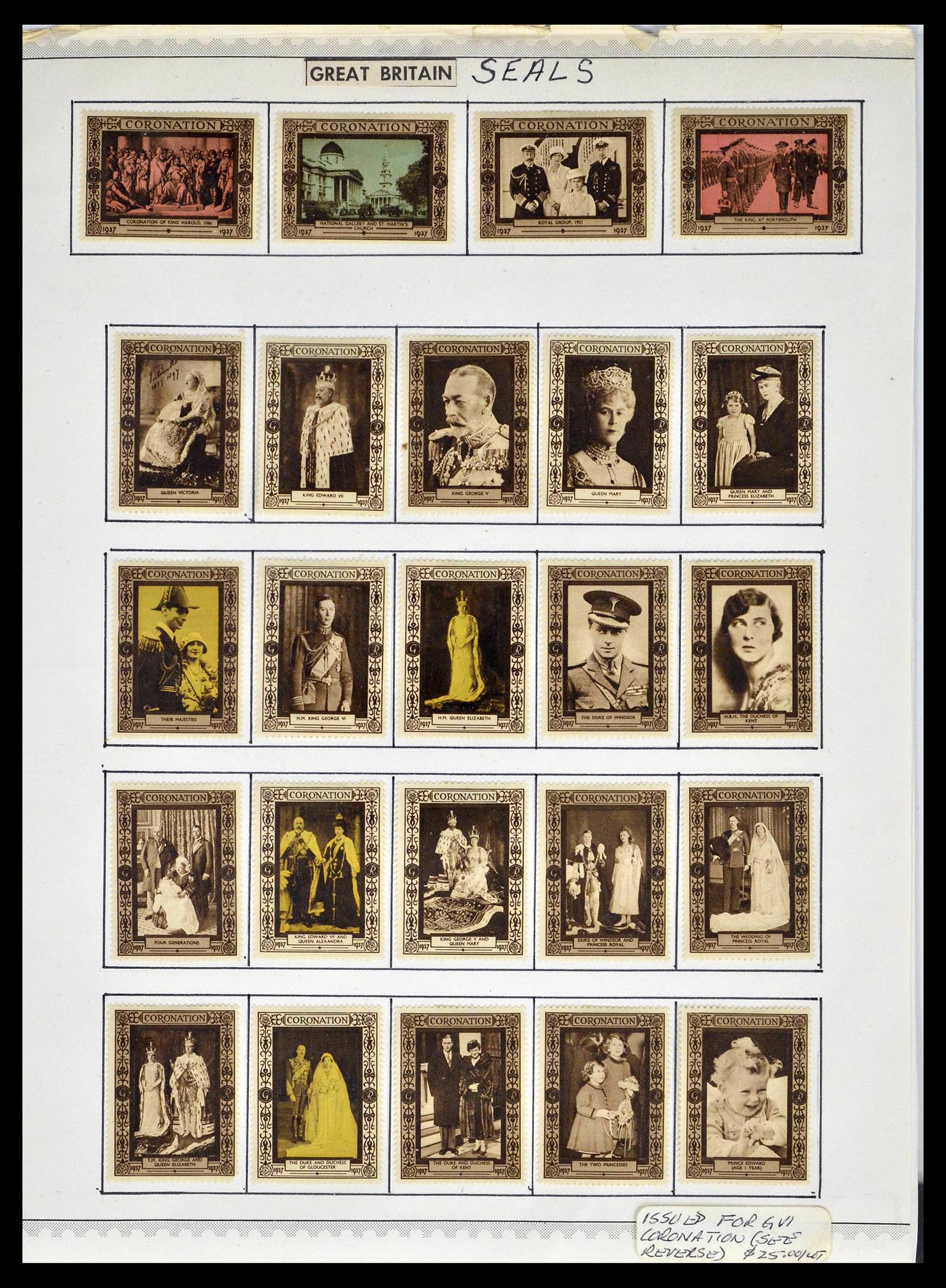 39051 0014 - Postzegelverzameling 39051 Engeland 1840-2000.