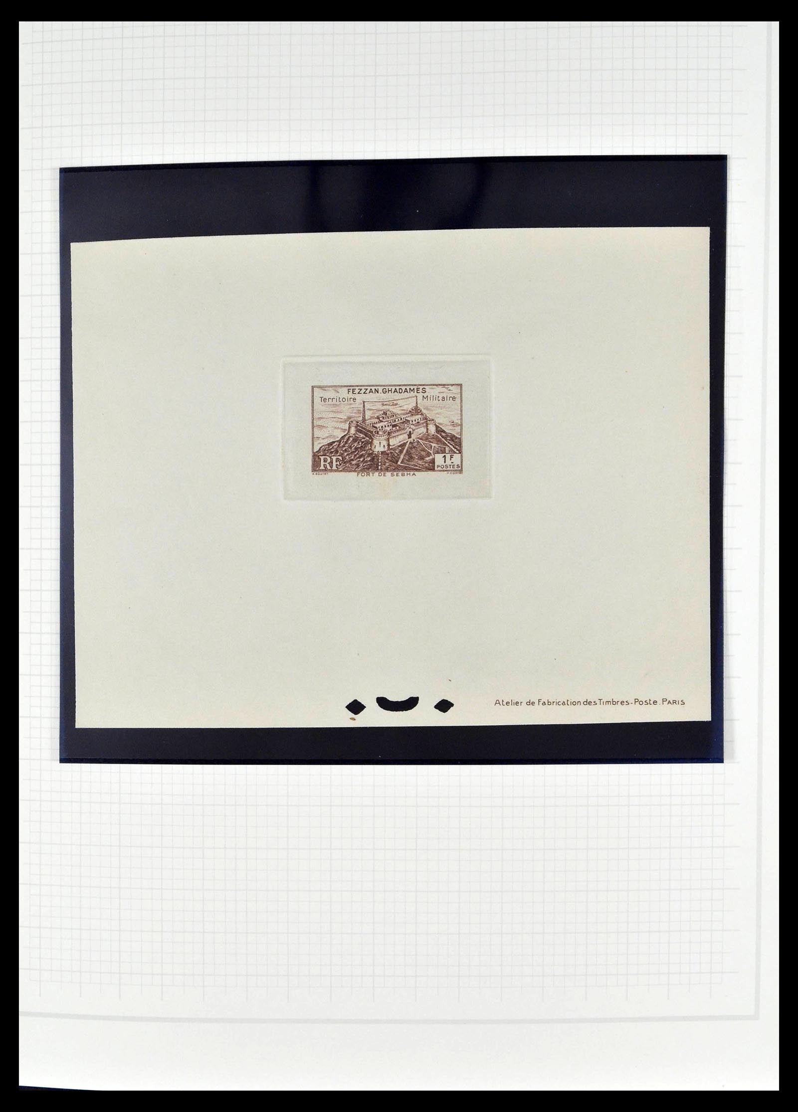 39053 0011 - Stamp collection 39053 Fezzan/Ghadames 1943-1951.
