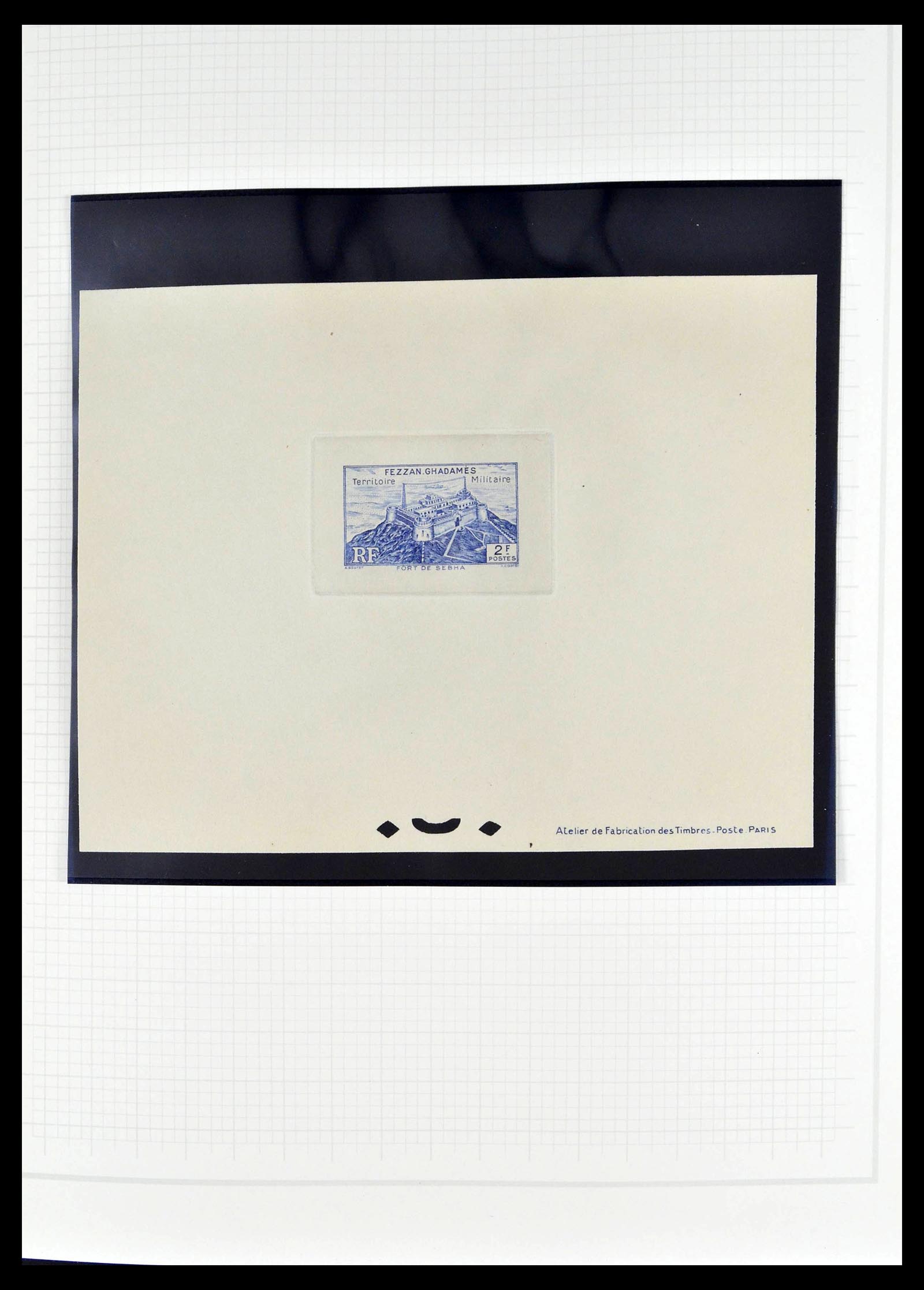 39053 0013 - Stamp collection 39053 Fezzan/Ghadames 1943-1951.
