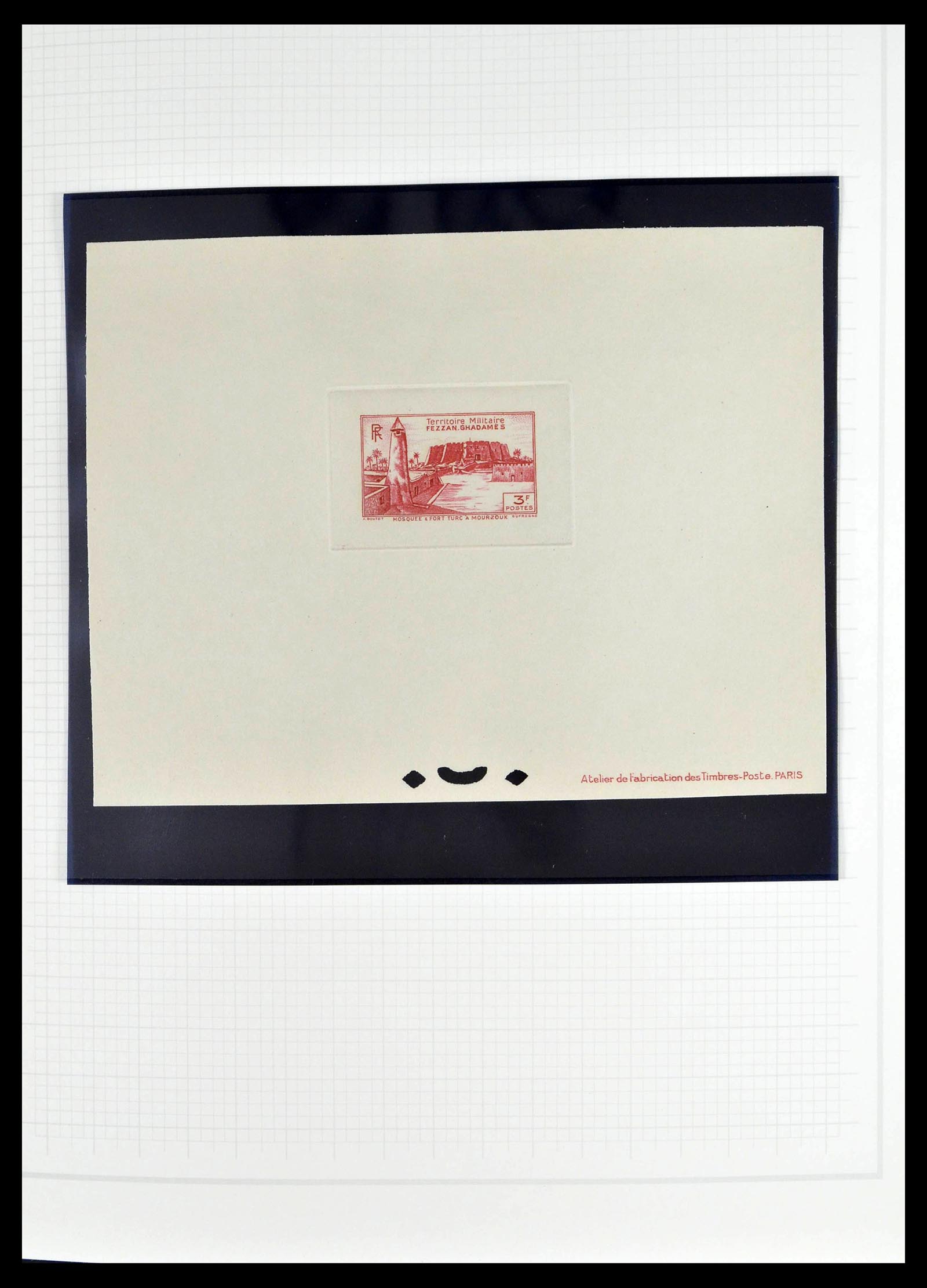 39053 0015 - Stamp collection 39053 Fezzan/Ghadames 1943-1951.