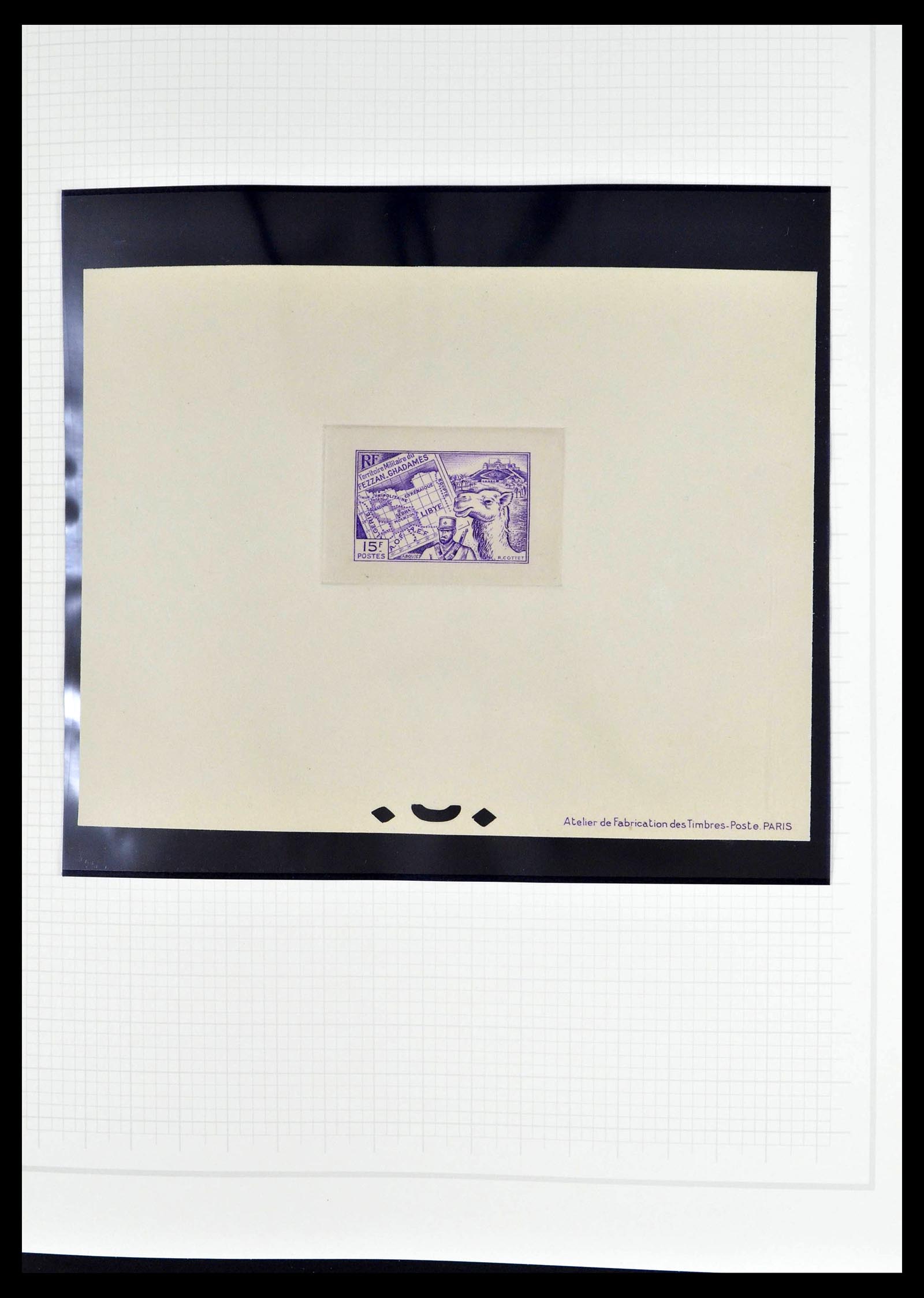 39053 0019 - Stamp collection 39053 Fezzan/Ghadames 1943-1951.