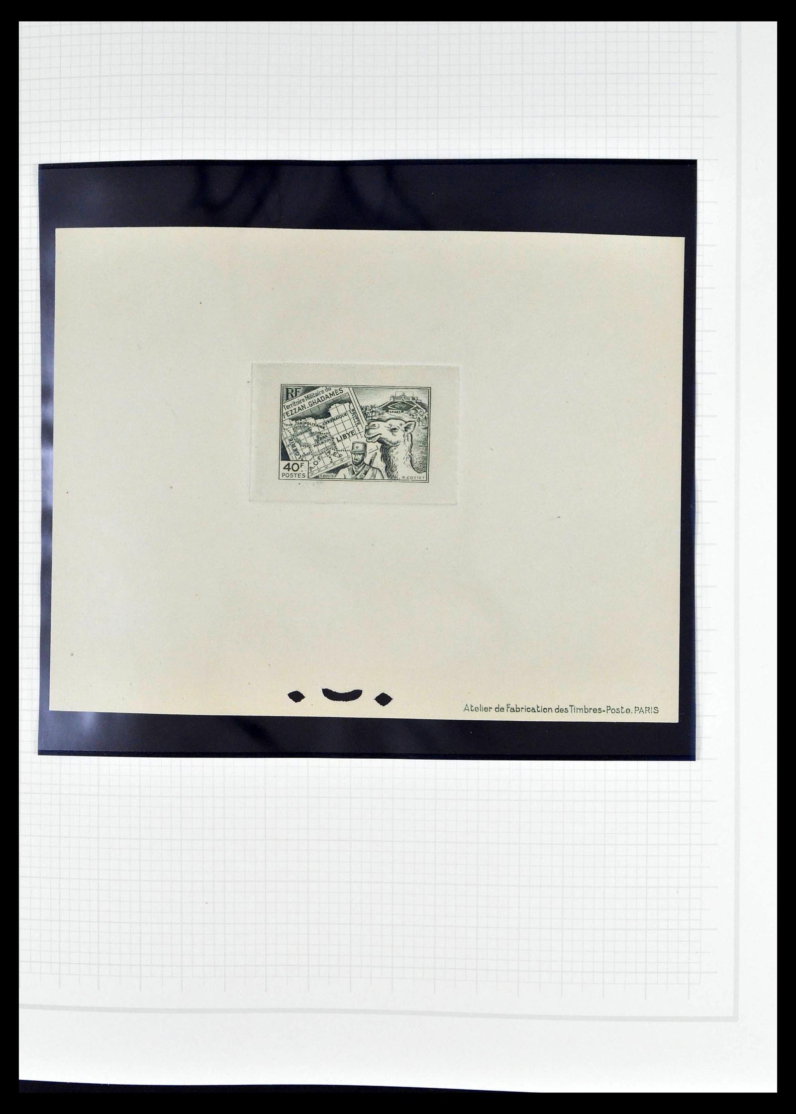 39053 0022 - Stamp collection 39053 Fezzan/Ghadames 1943-1951.