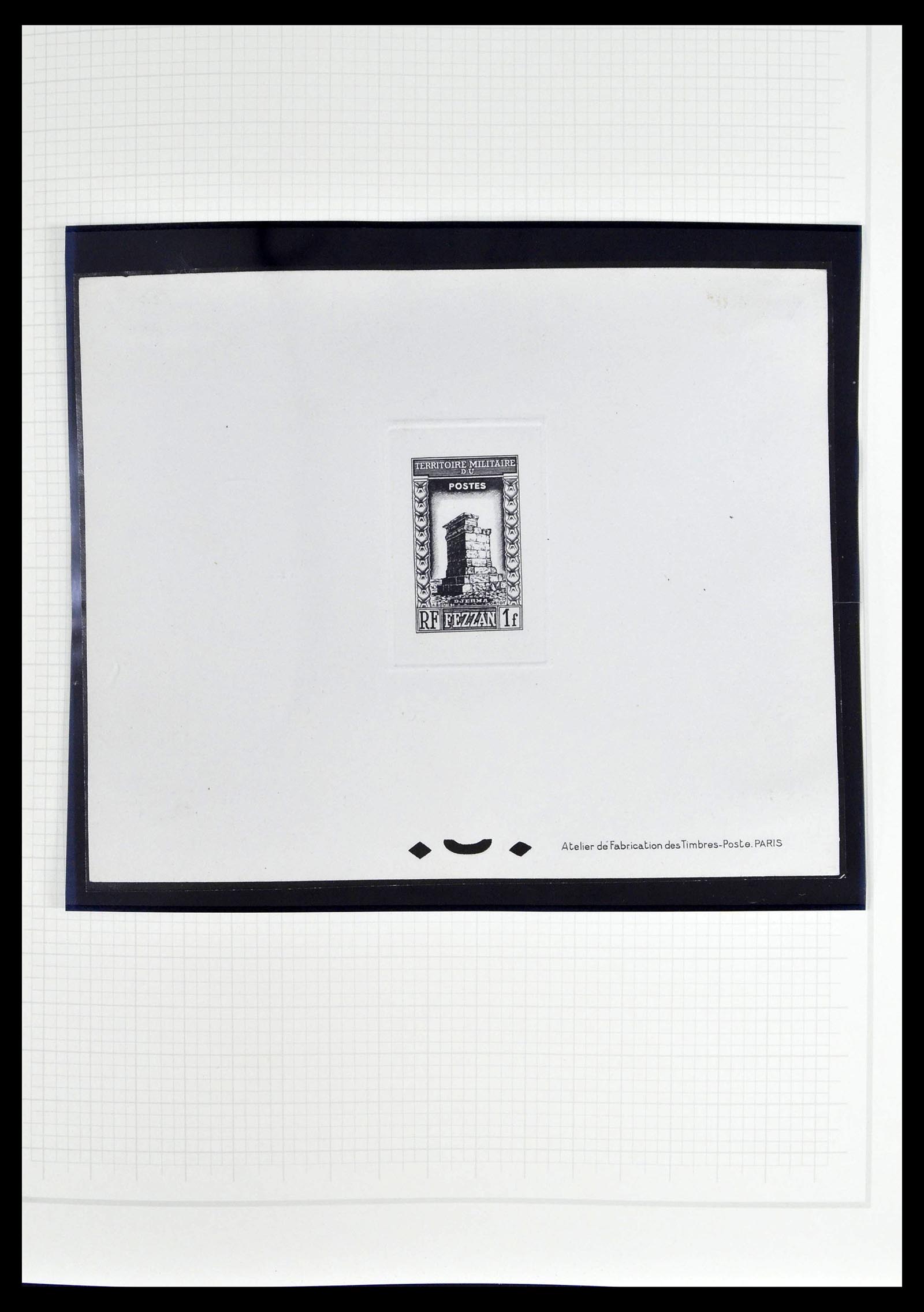39053 0027 - Stamp collection 39053 Fezzan/Ghadames 1943-1951.
