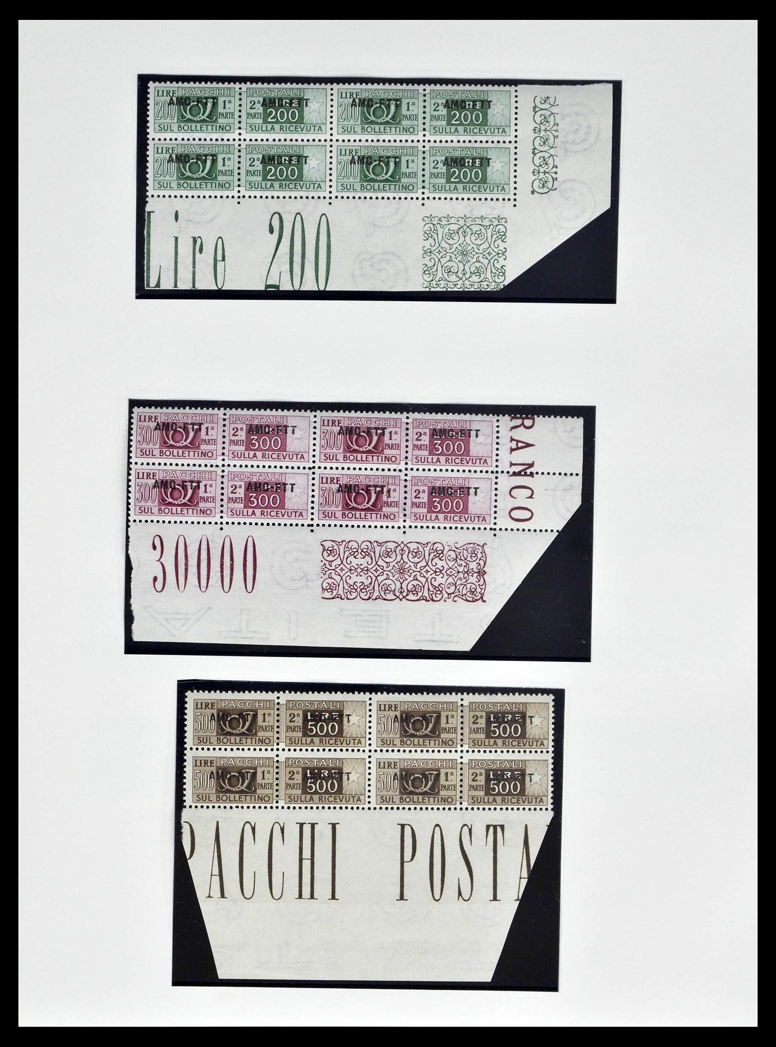 39055 0001 - Stamp collection 39055 Triest Zone A/B complete 1945-1954.