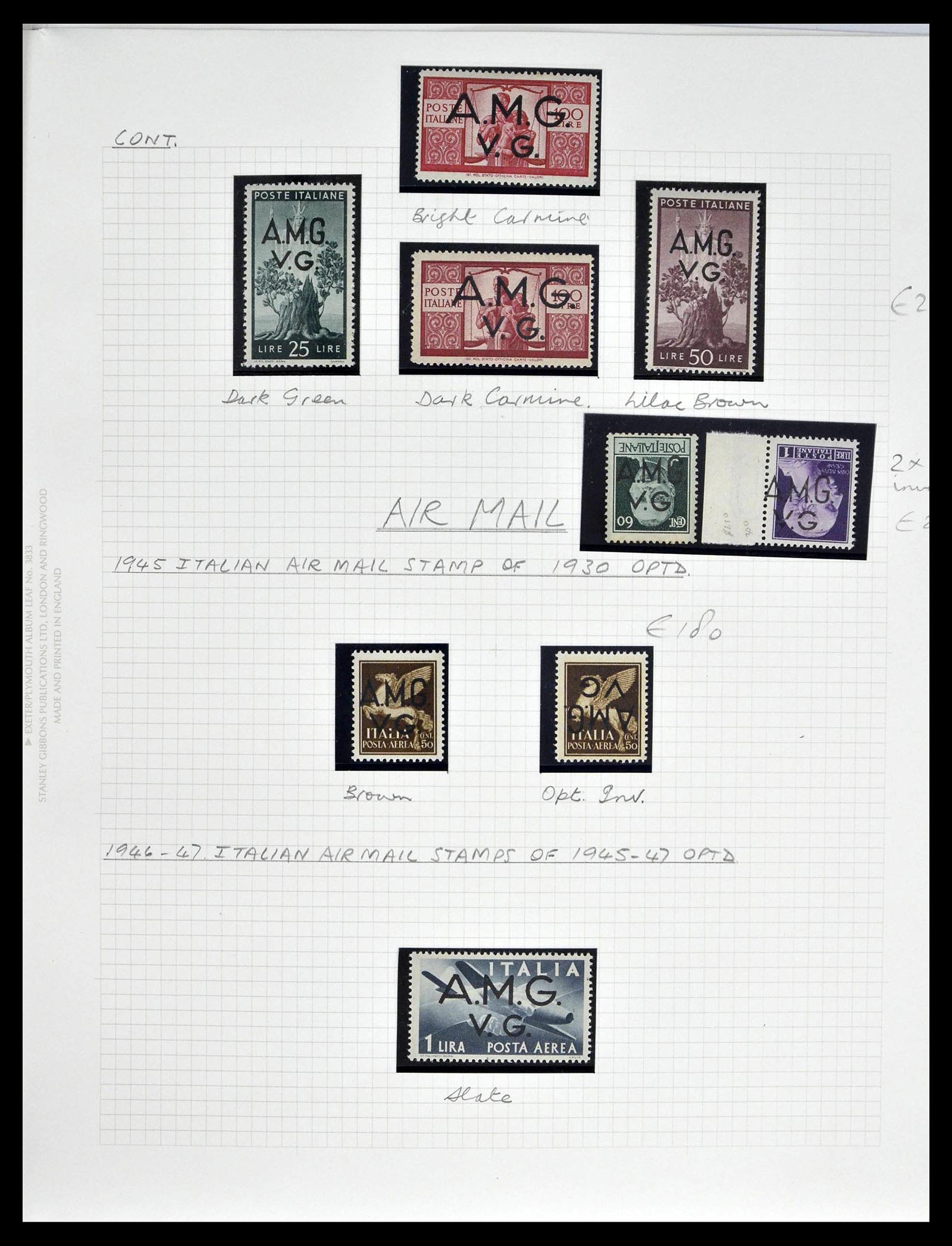 39055 0003 - Stamp collection 39055 Triest Zone A/B complete 1945-1954.