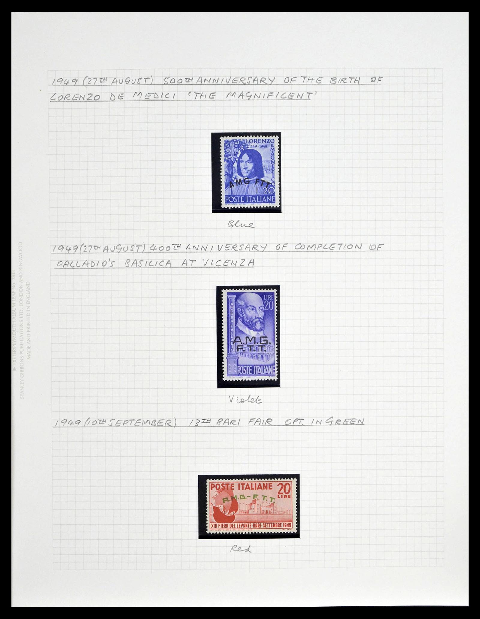 39055 0011 - Stamp collection 39055 Triest Zone A/B complete 1945-1954.