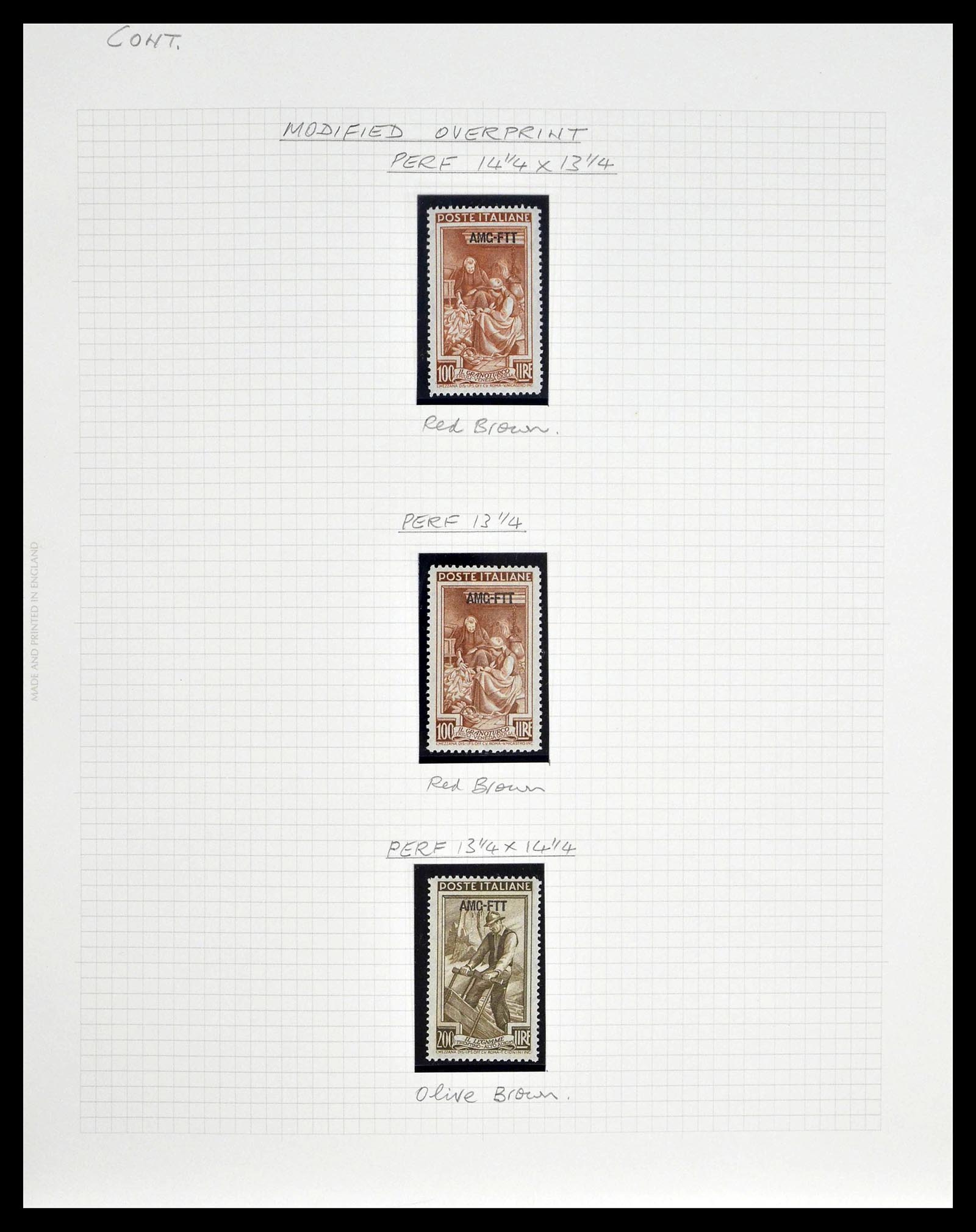 39055 0024 - Stamp collection 39055 Triest Zone A/B complete 1945-1954.