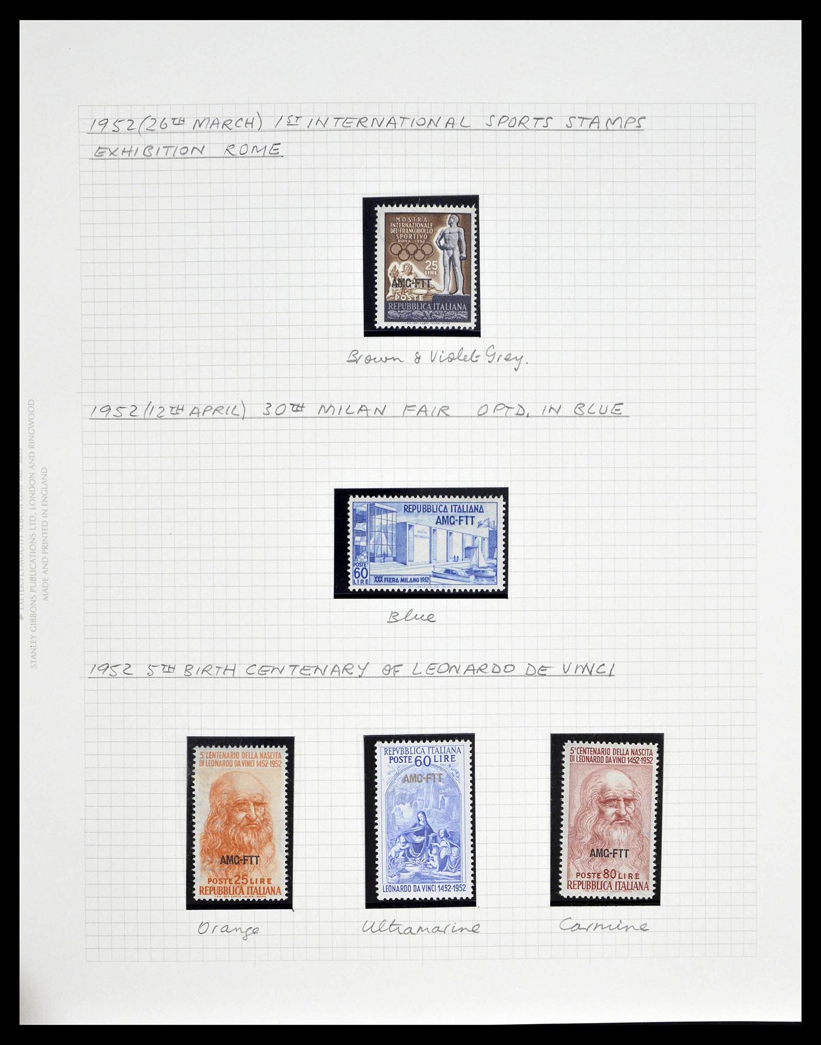 39055 0032 - Stamp collection 39055 Triest Zone A/B complete 1945-1954.