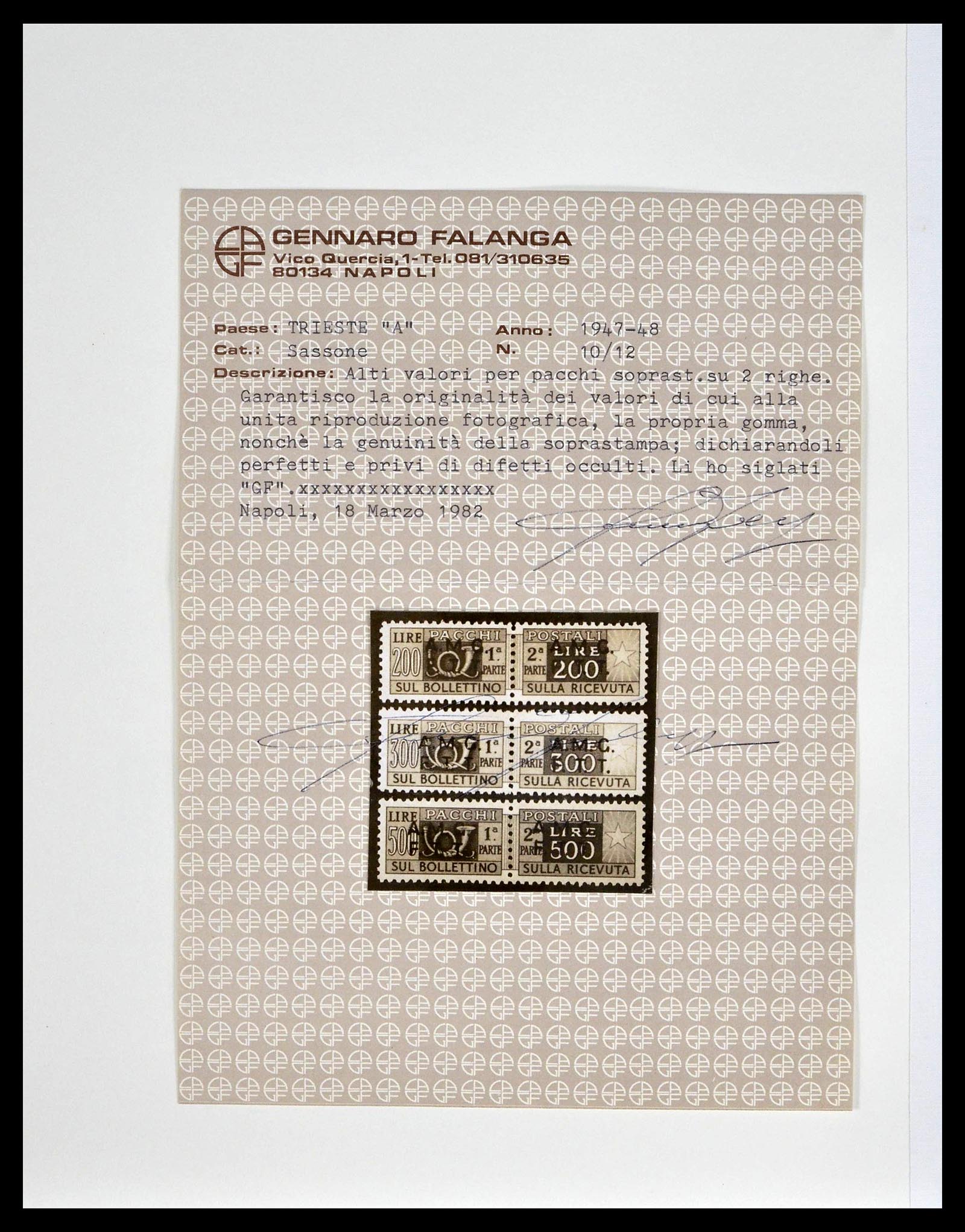 39055 0054 - Postzegelverzameling 39055 Triëst Zone A/B compleet 1945-1954.