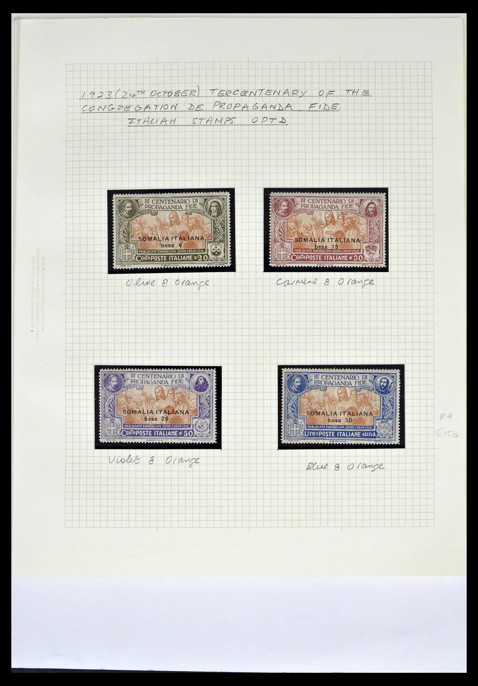 39058 0010 - Postzegelverzameling 39058 Somalië compleet 1903-1960.
