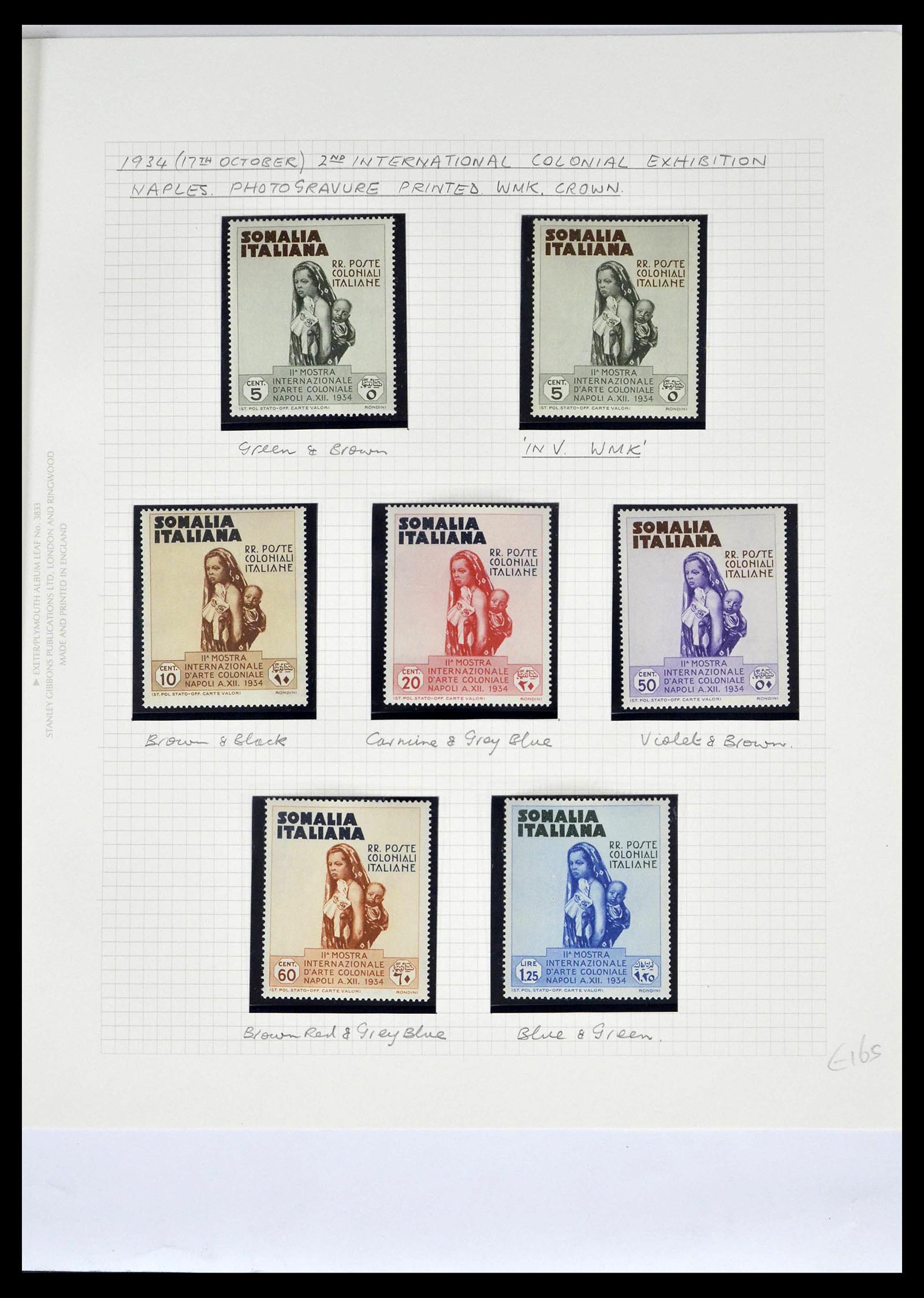 39058 0024 - Postzegelverzameling 39058 Somalië compleet 1903-1960.