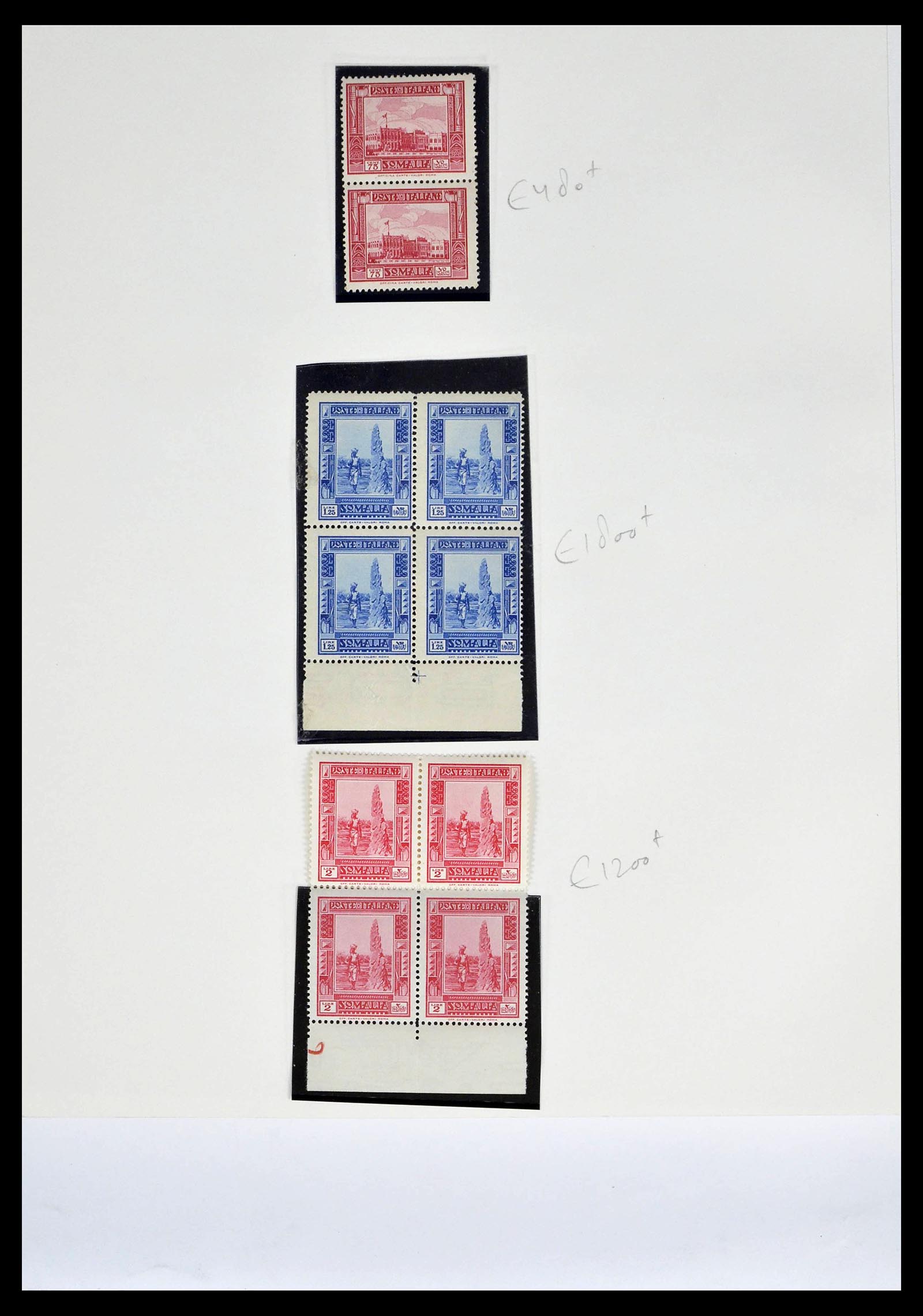 39058 0026 - Postzegelverzameling 39058 Somalië compleet 1903-1960.
