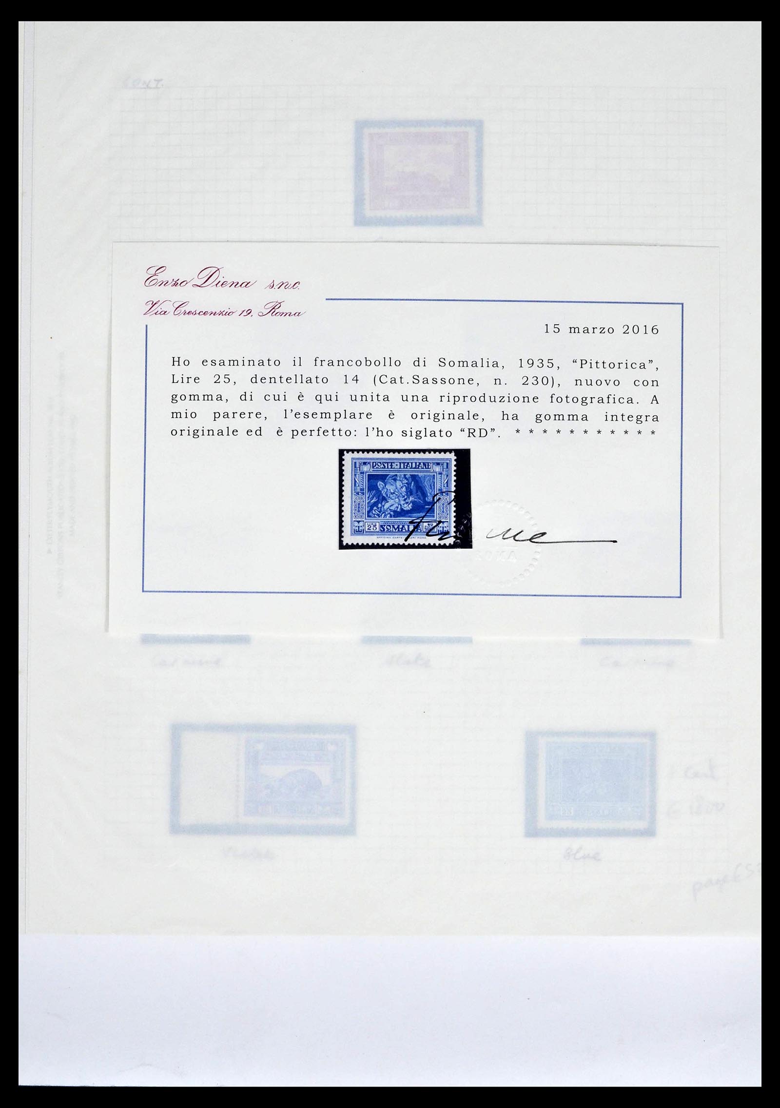 39058 0028 - Postzegelverzameling 39058 Somalië compleet 1903-1960.