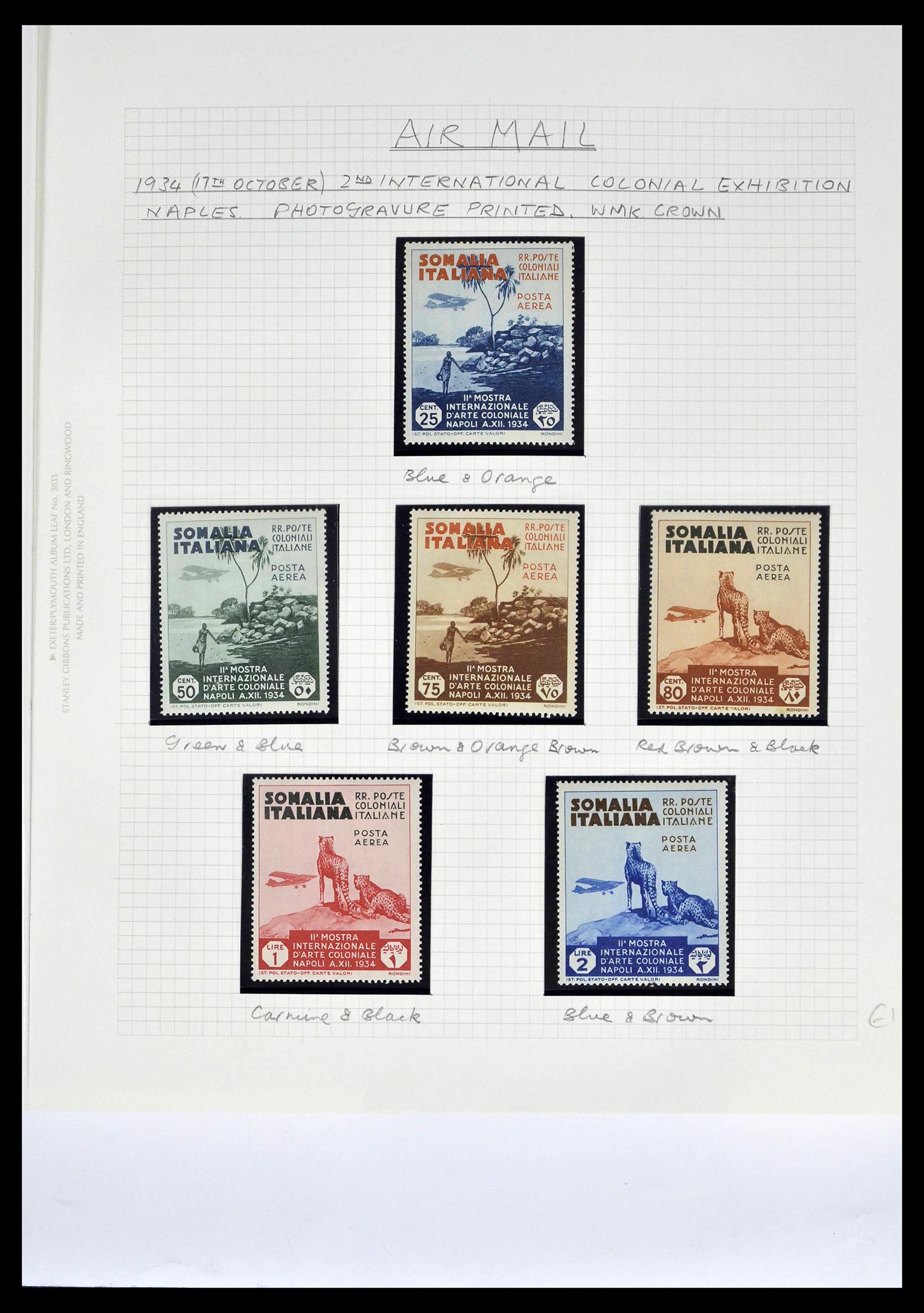 39058 0030 - Postzegelverzameling 39058 Somalië compleet 1903-1960.
