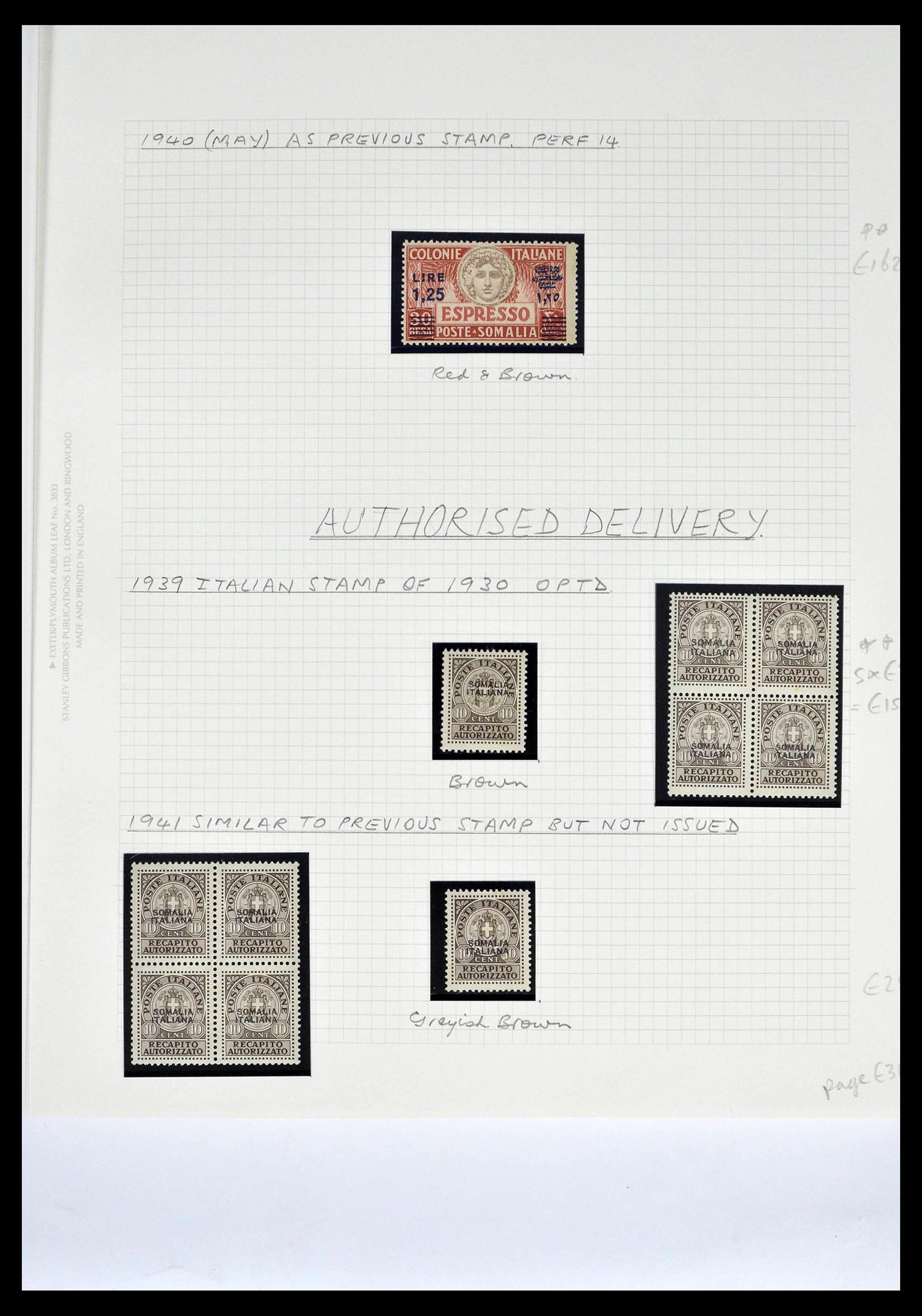 39058 0037 - Postzegelverzameling 39058 Somalië compleet 1903-1960.