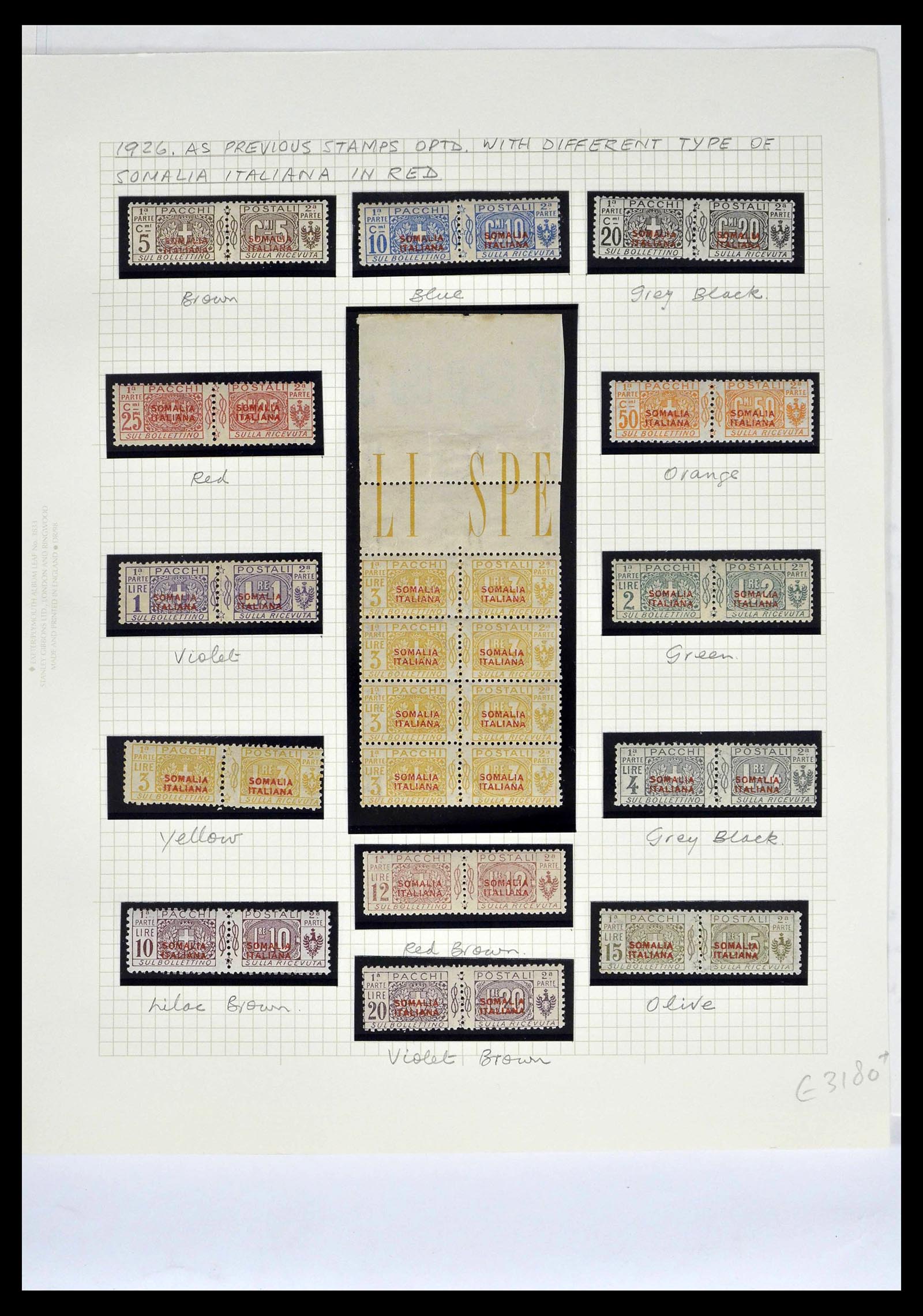 39058 0042 - Stamp collection 39058 Somalia complete 1903-1960.